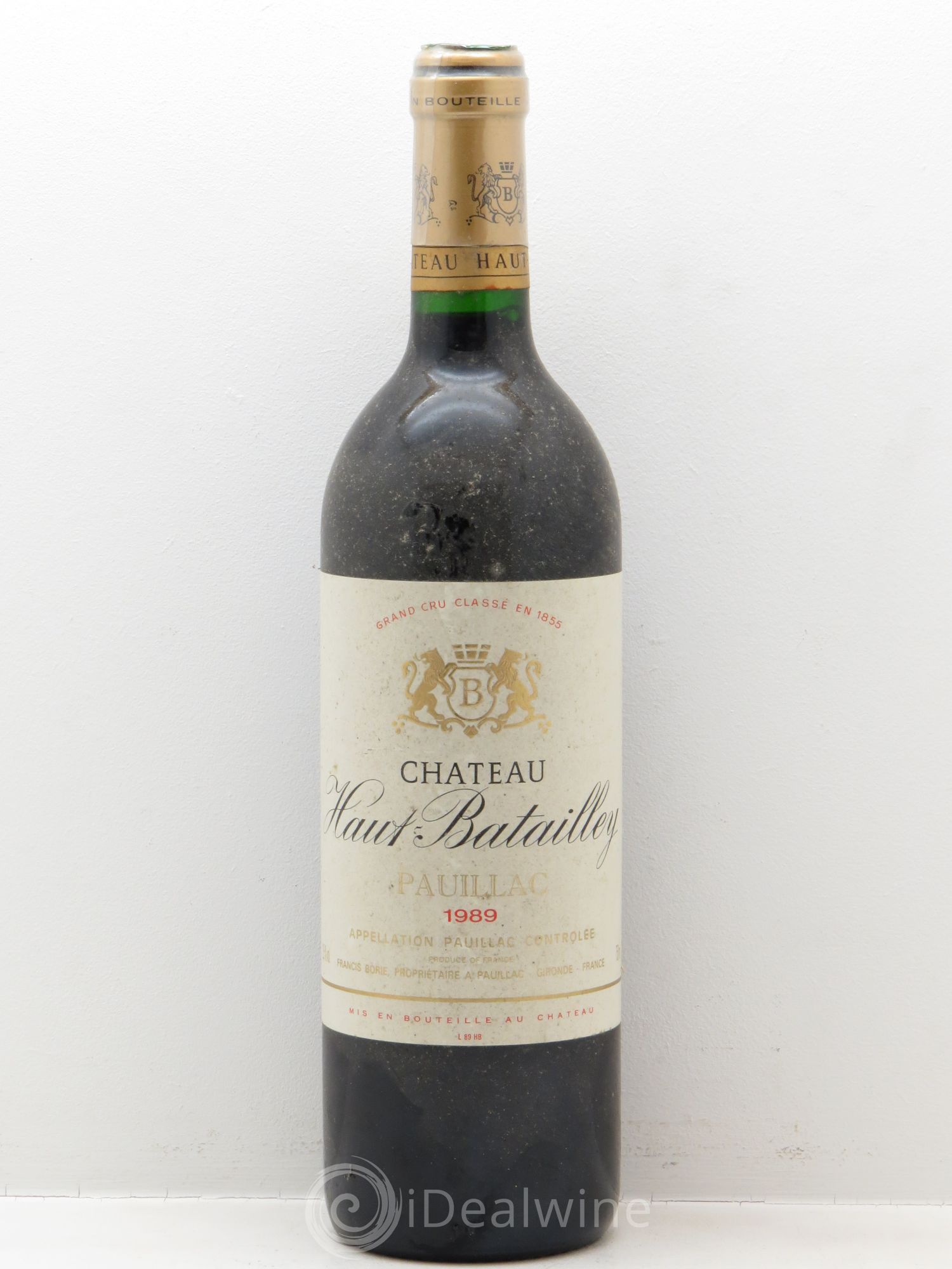 Château Haut Batailley 5ème Grand Cru Classé 1989 - Lot de 1 bouteille - 0