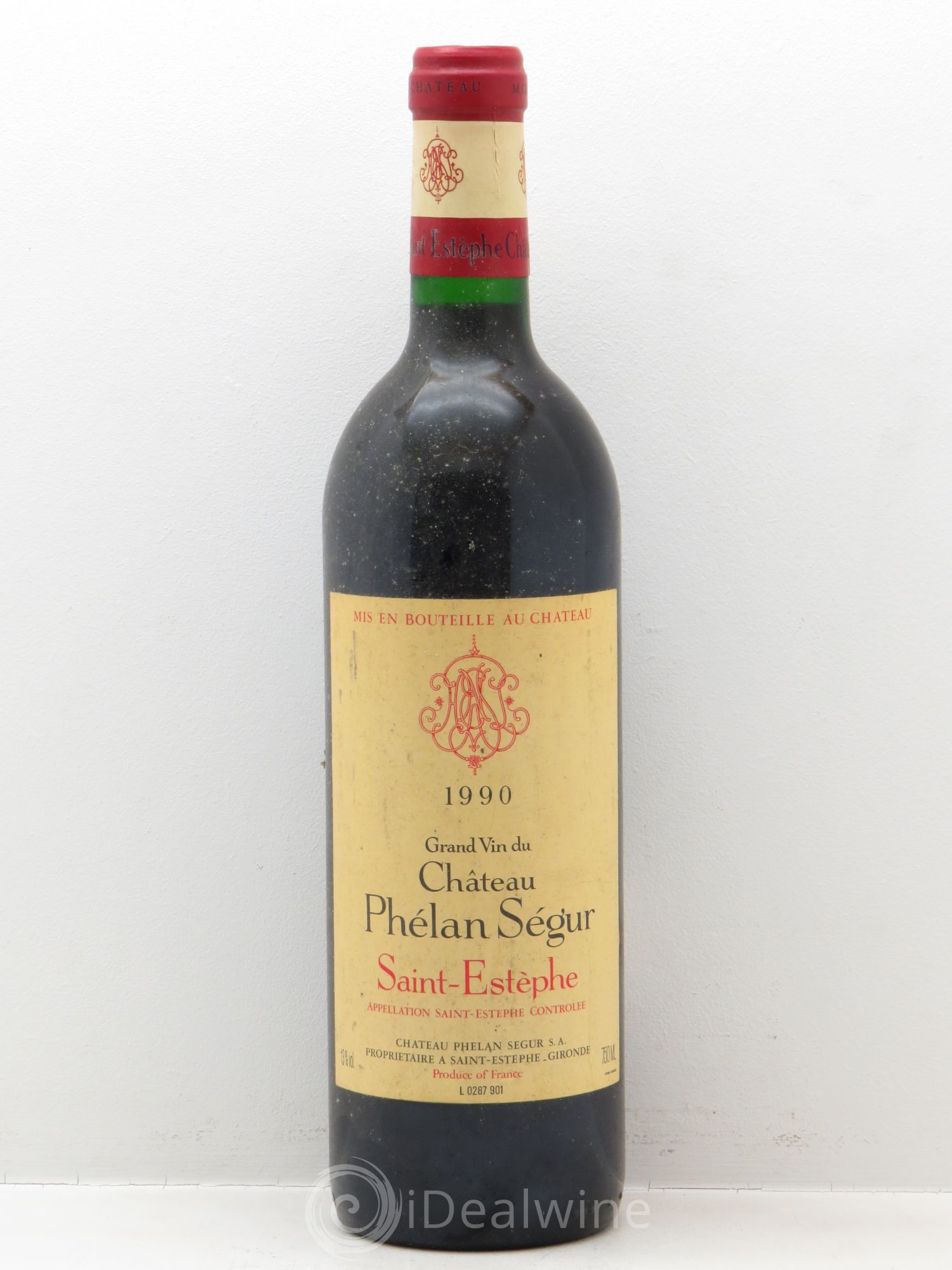 Château Phélan Ségur 1990 - Lot de 1 bouteille - 0