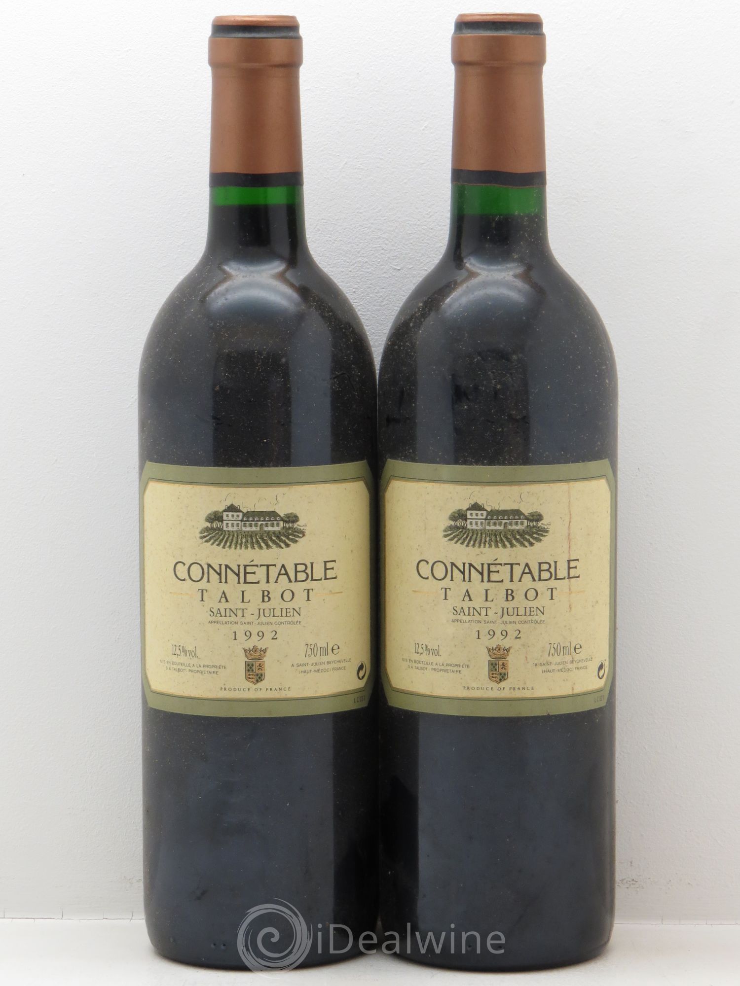 Connétable de Talbot Second Vin 1992 - Lot de 2 bouteilles - 0