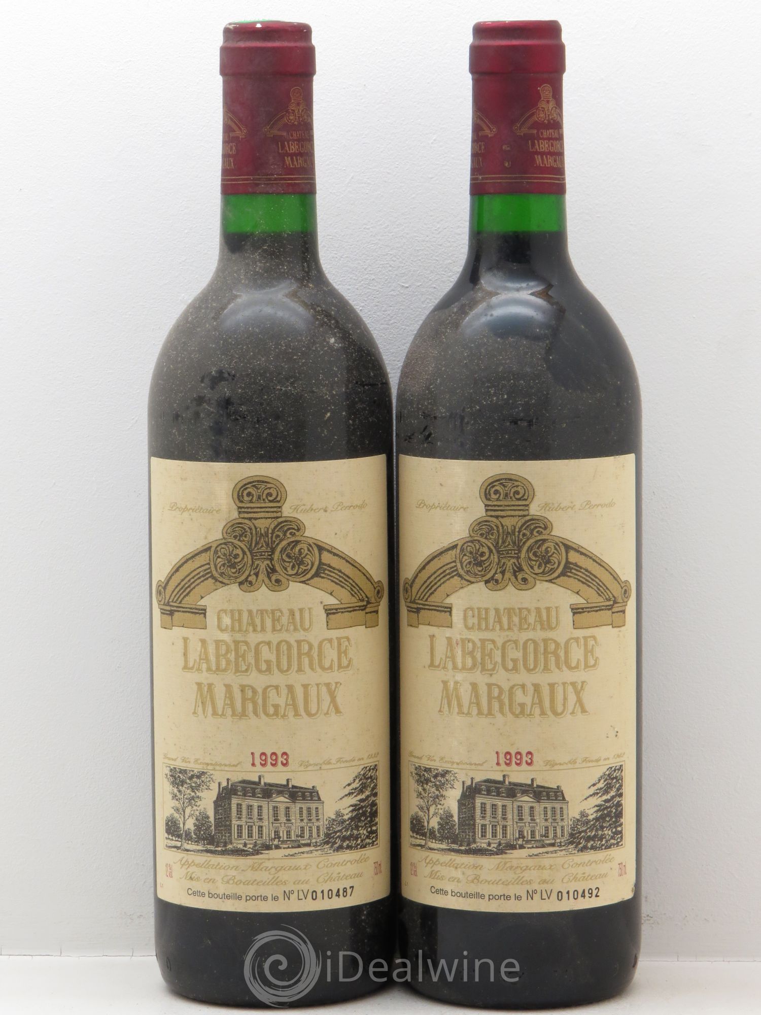 Château Labegorce Cru Bourgeois 1993 - Lot de 2 bouteilles - 0