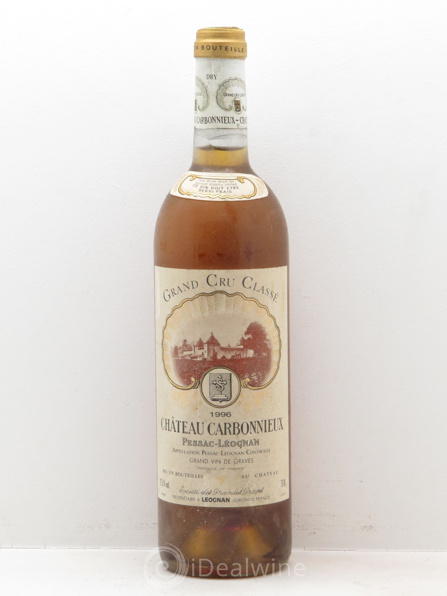 Château Carbonnieux Cru Classé de Graves 1996 - Lot de 1 bouteille - 0