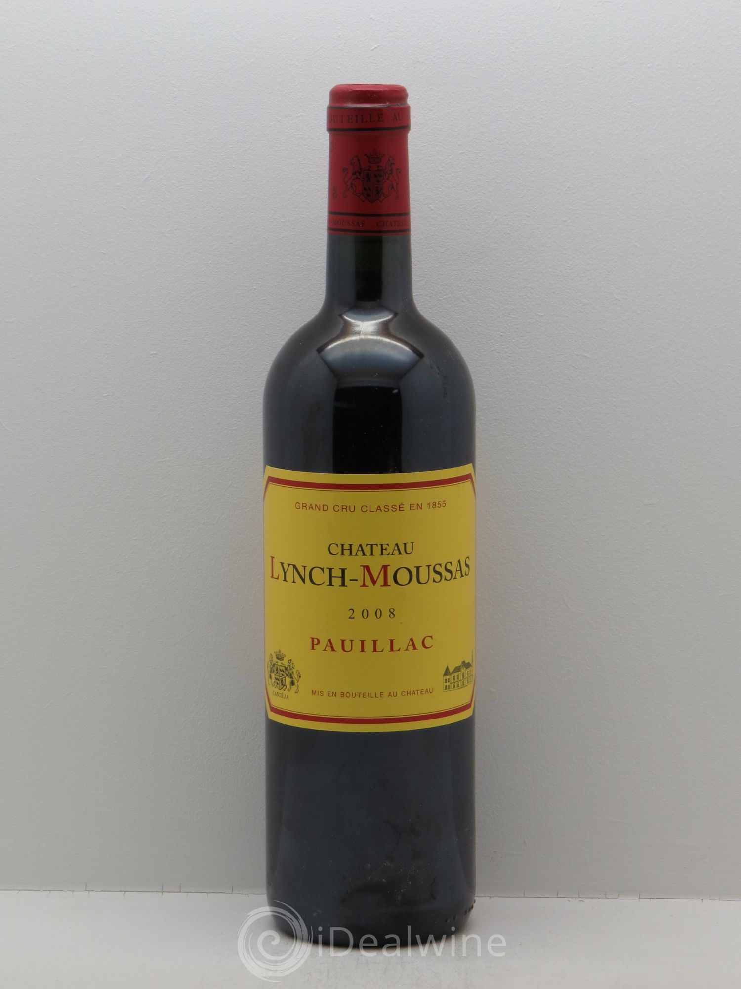 Château Lynch Moussas 5ème Grand Cru Classé 2008 - Lot de 1 bouteille - 0