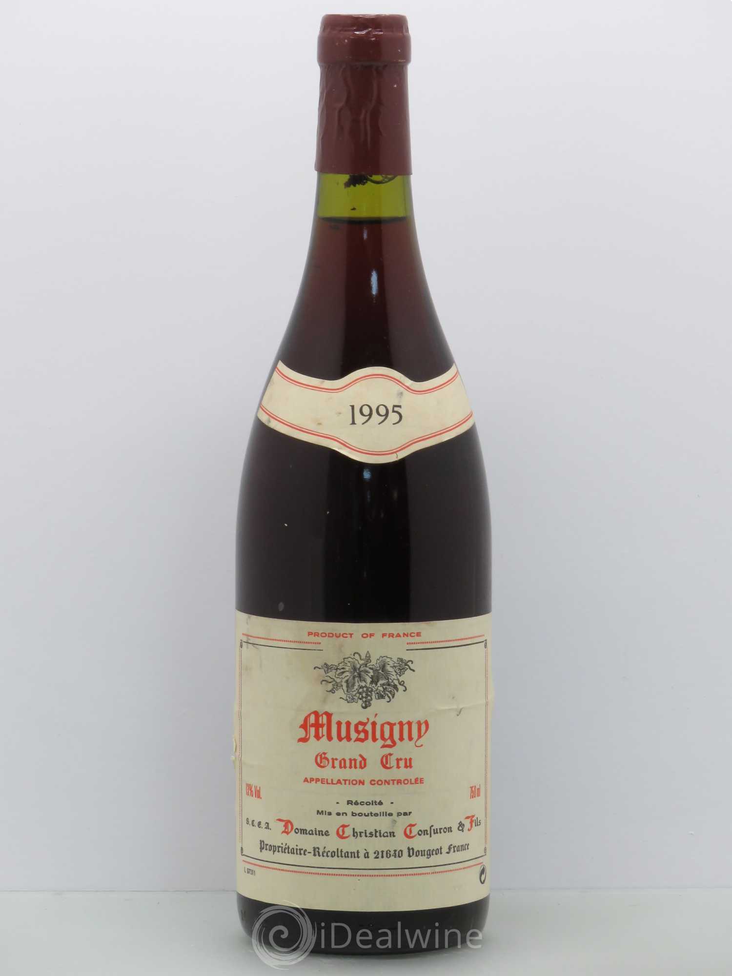 Musigny Grand Cru Christian Confuron 1995 - Lot de 1 bouteille - 0