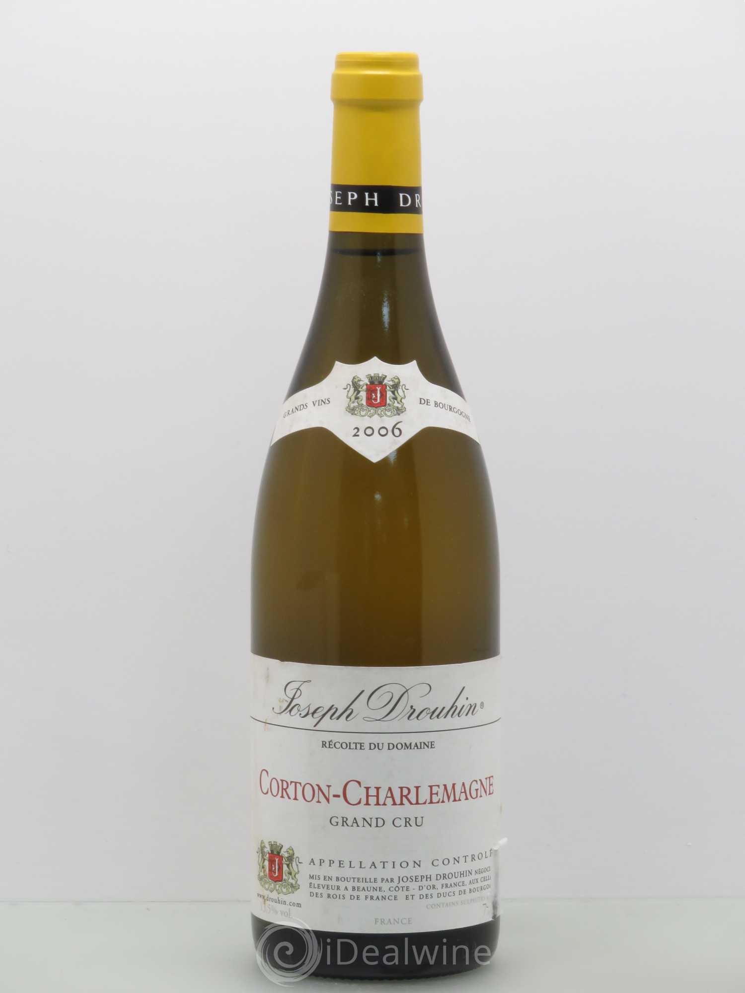 Corton-Charlemagne Grand Cru Joseph Drouhin 2006 - Lot de 1 bouteille - 0