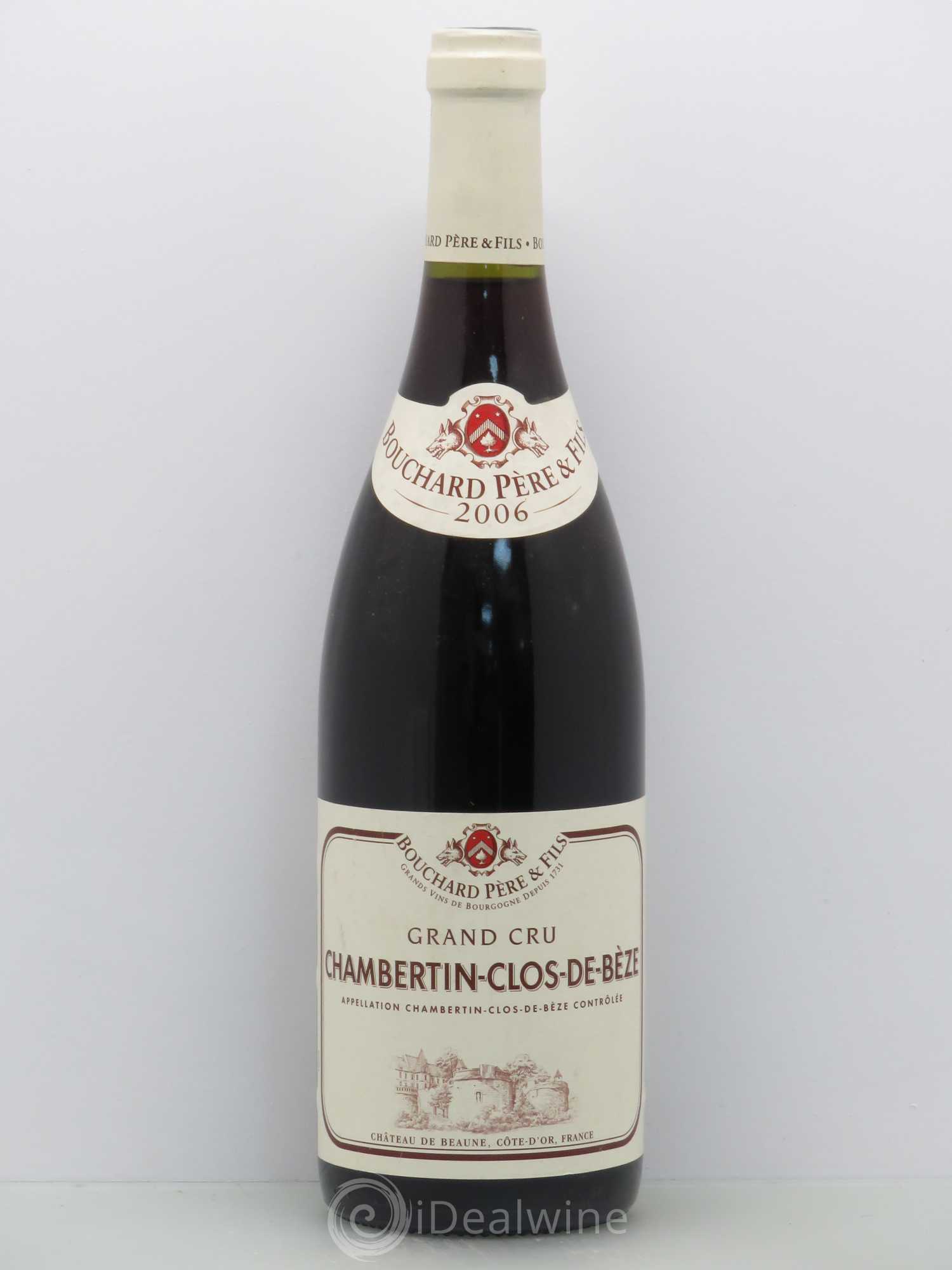 Chambertin Clos de Bèze Grand Cru Bouchard Père & Fils 2006 - Lot de 1 bouteille - 0