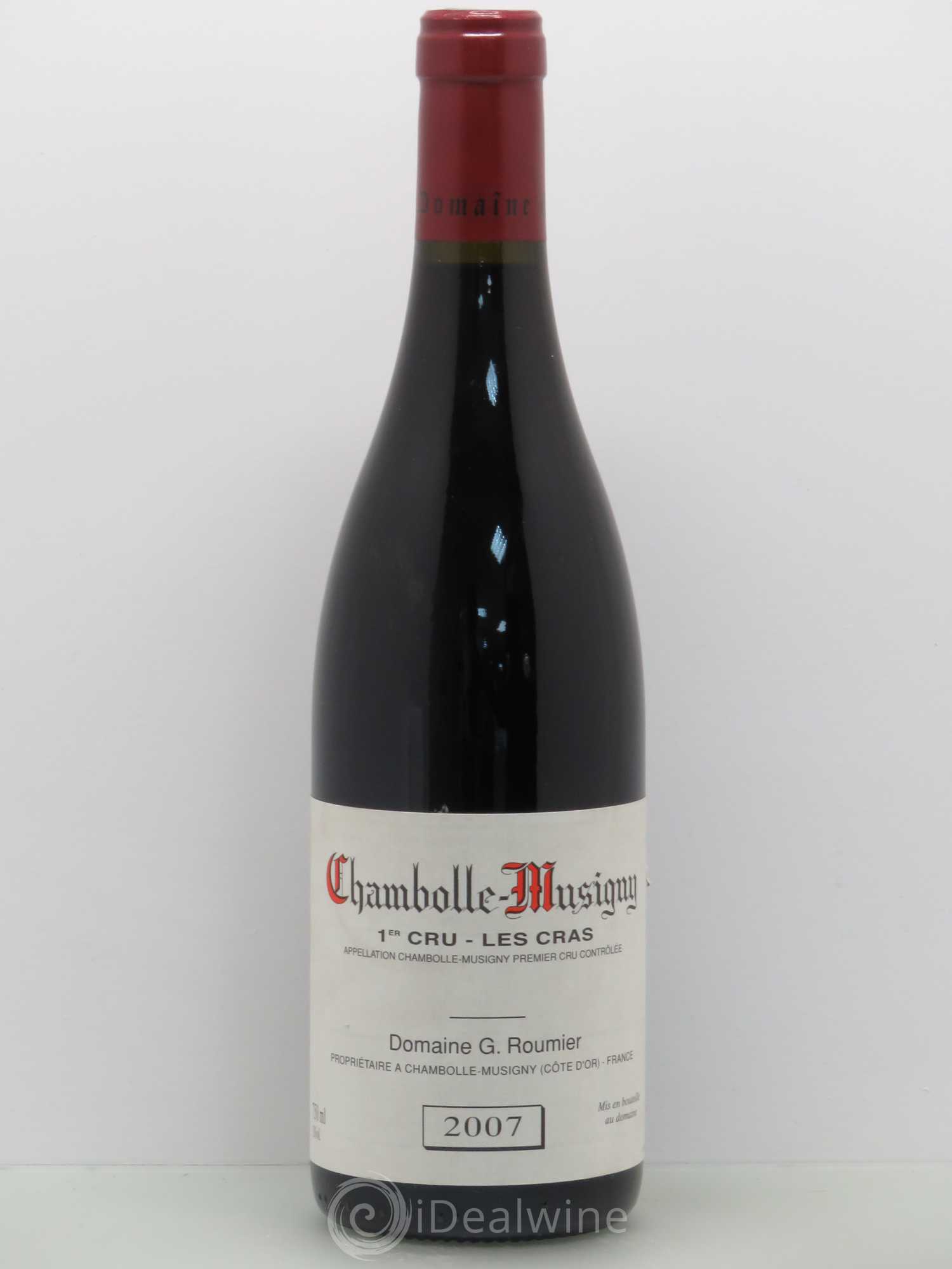 Chambolle-Musigny 1er Cru Les Cras Georges Roumier (Domaine) 2007 - Lot de 1 bouteille - 0