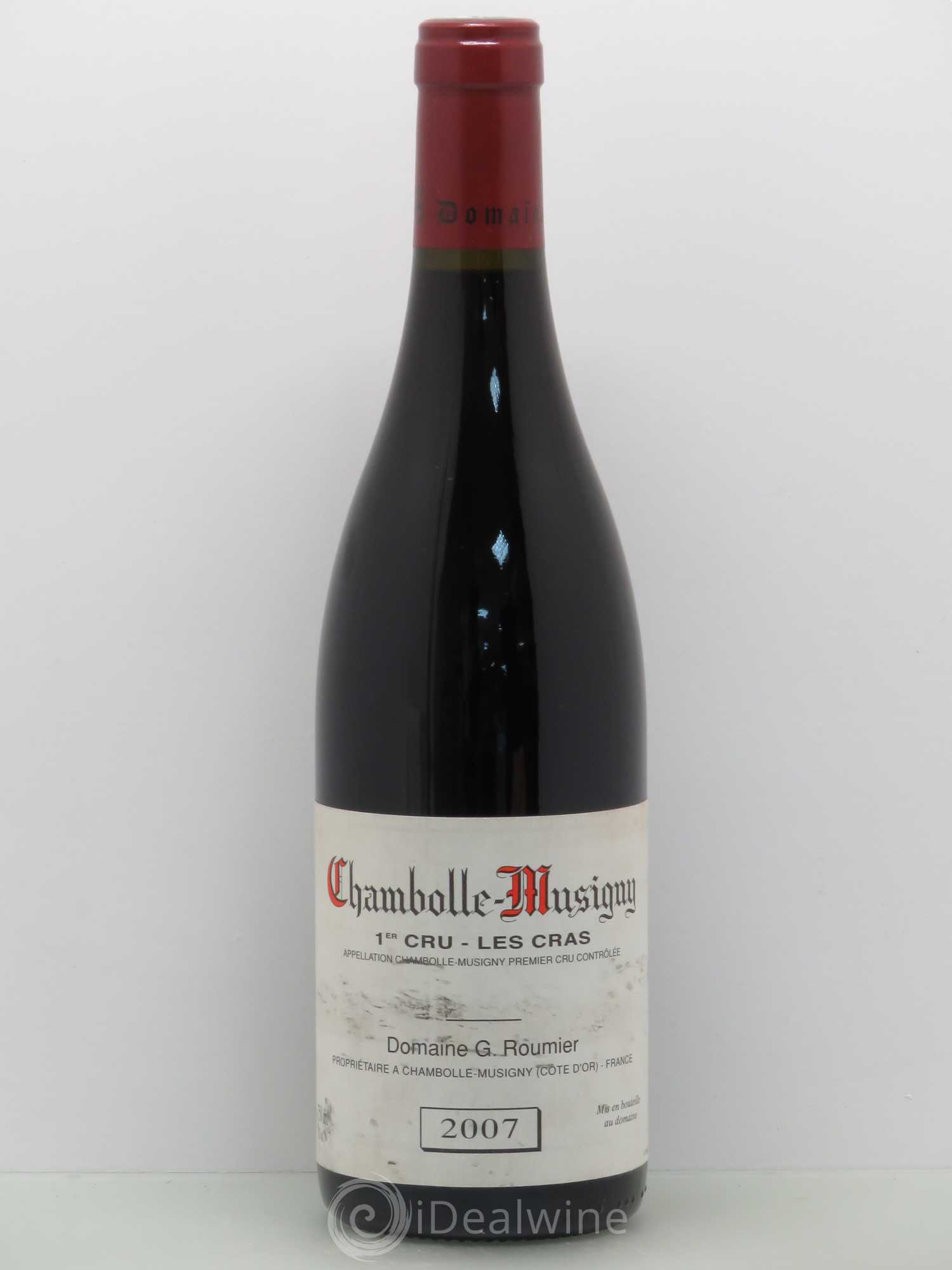 Chambolle-Musigny 1er Cru Les Cras Georges Roumier (Domaine) 2007 - Lot de 1 bouteille - 0