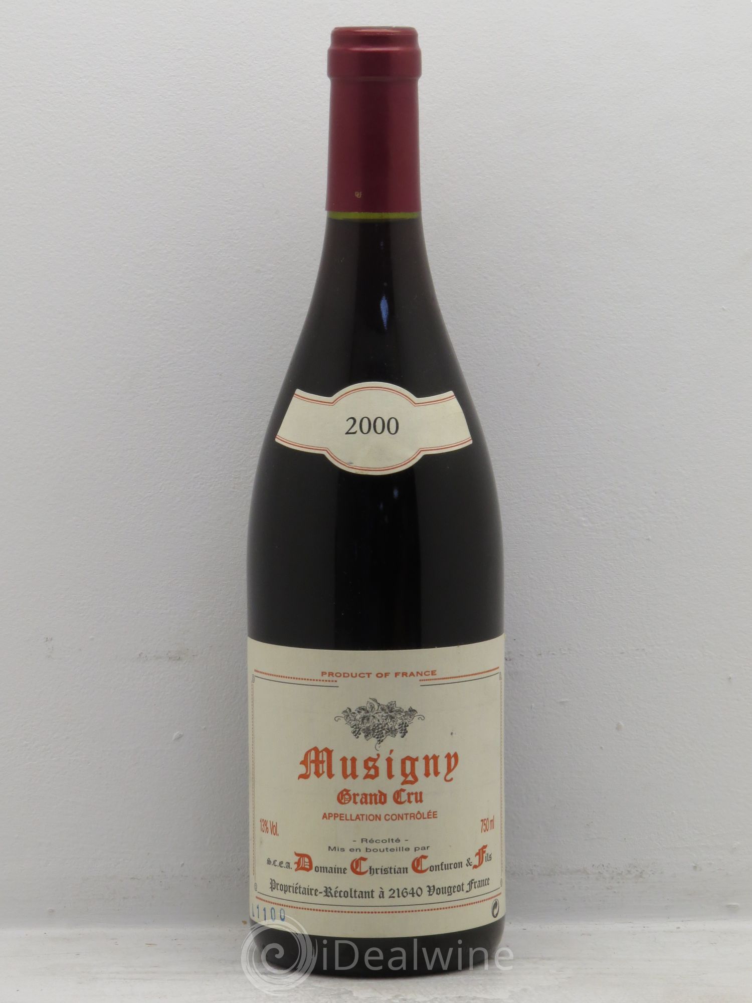 Musigny Grand Cru Christian Confuron 2000 - Lot de 1 bouteille - 0