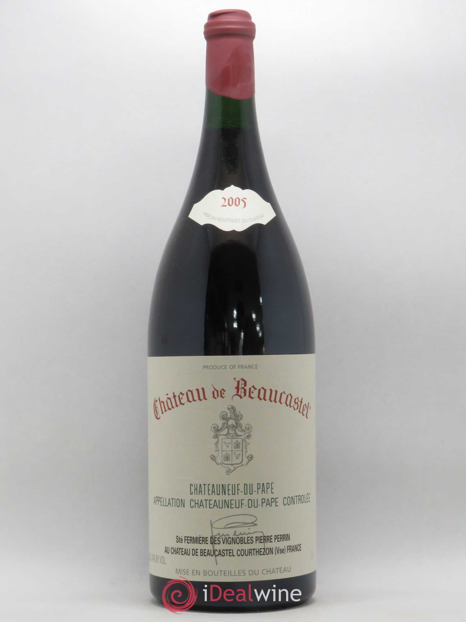 Châteauneuf-du-Pape Château de Beaucastel Famille Perrin 2005 - Lot de 1 double magnum - 0