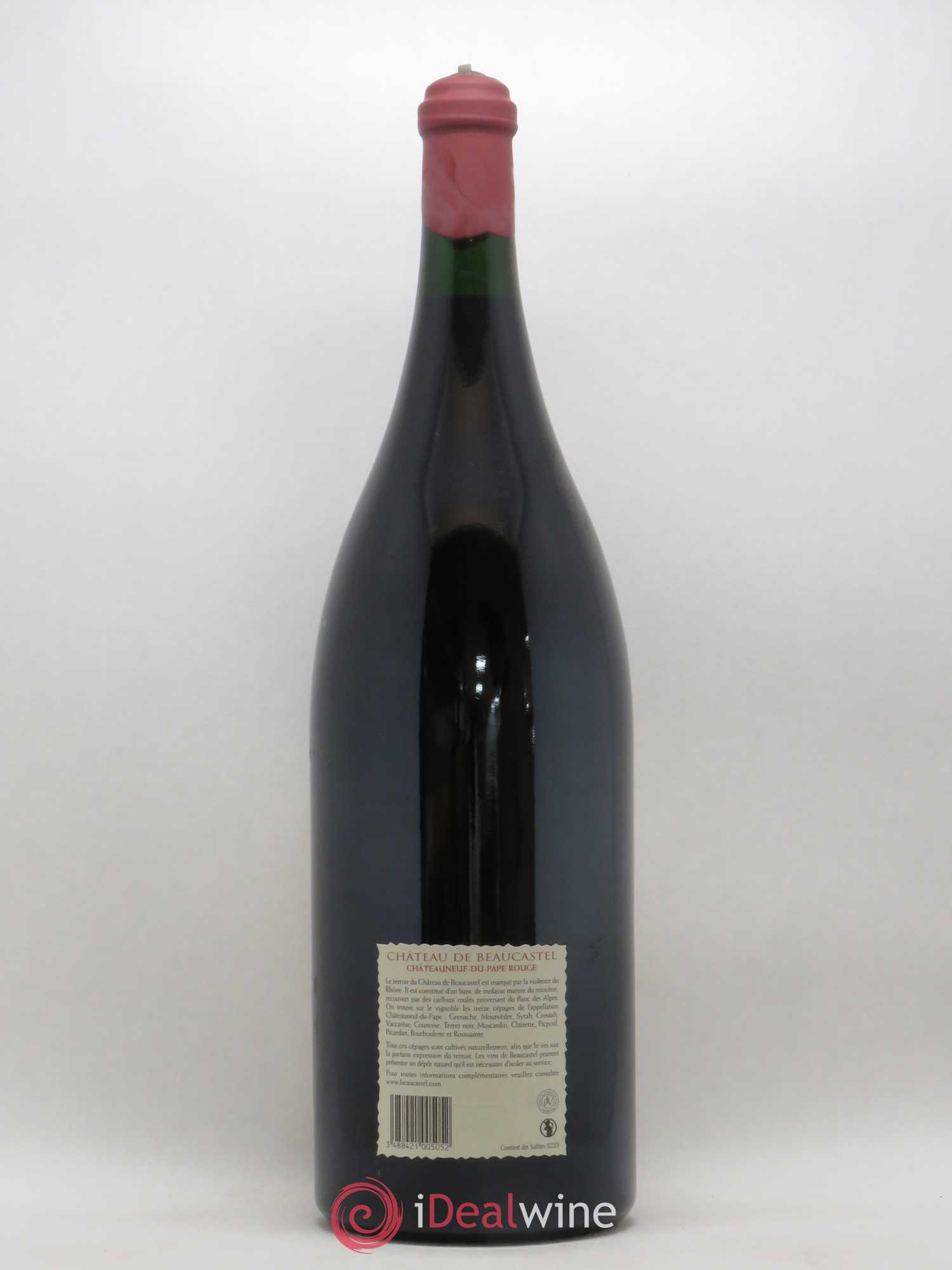 Châteauneuf-du-Pape Château de Beaucastel Famille Perrin 2005 - Posten von 1 Doppel-Magnum - 1