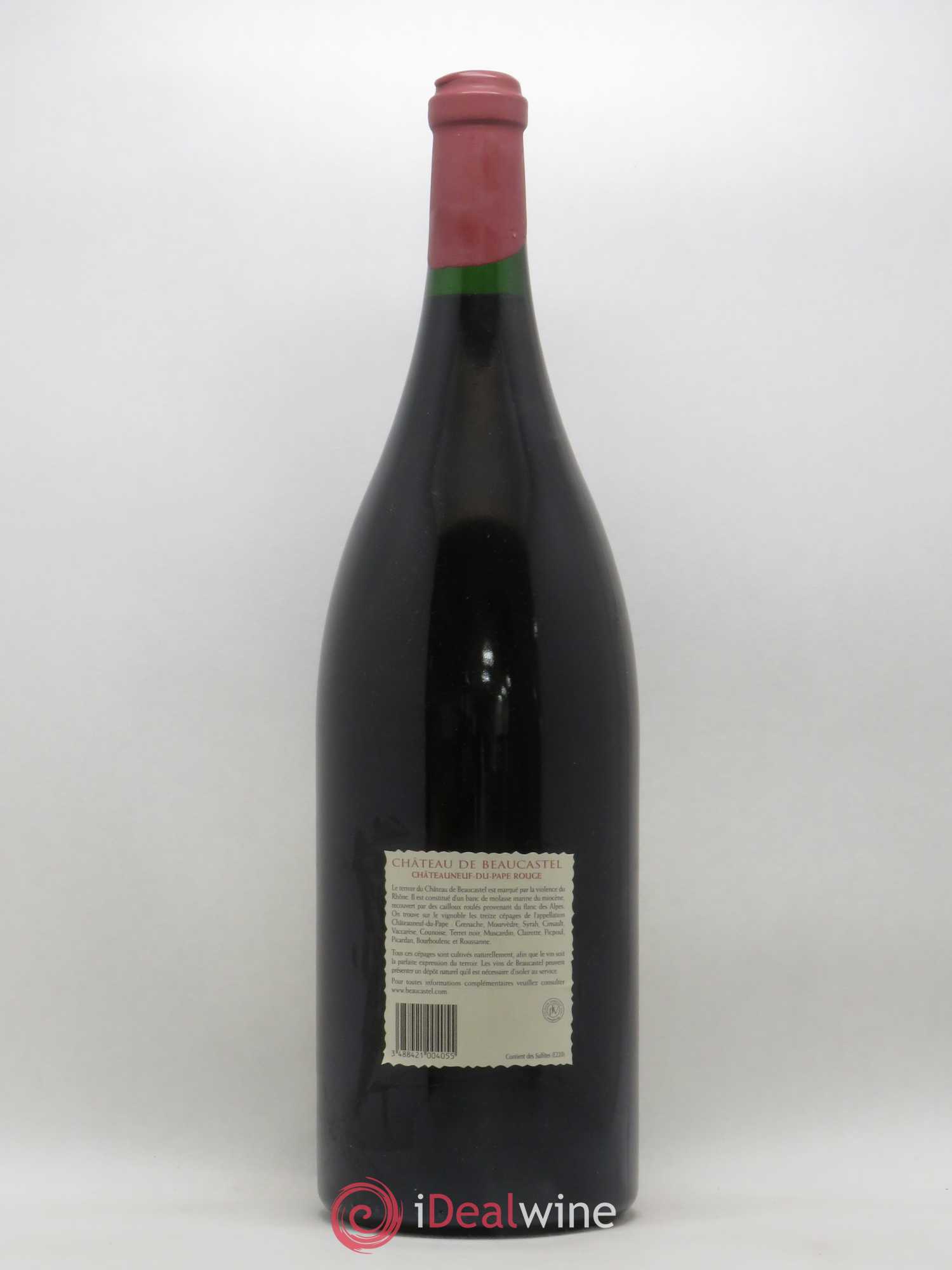 Châteauneuf-du-Pape Château de Beaucastel Famille Perrin 2004 - Lot de 1 double magnum - 1