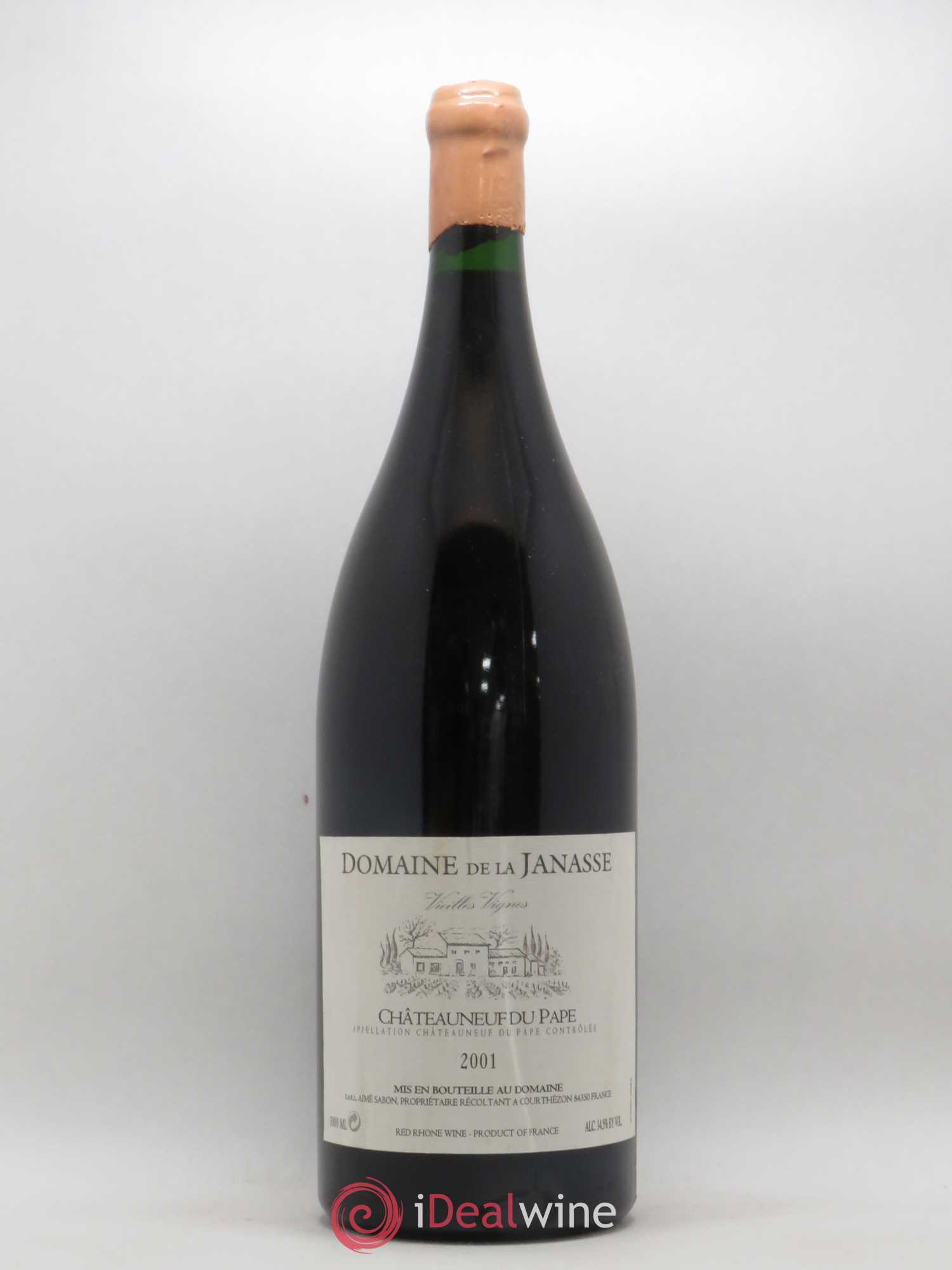 Châteauneuf-du-Pape Cuvée Vieilles Vignes La Janasse (Domaine de) 2001 - Lot de 1 double magnum - 0