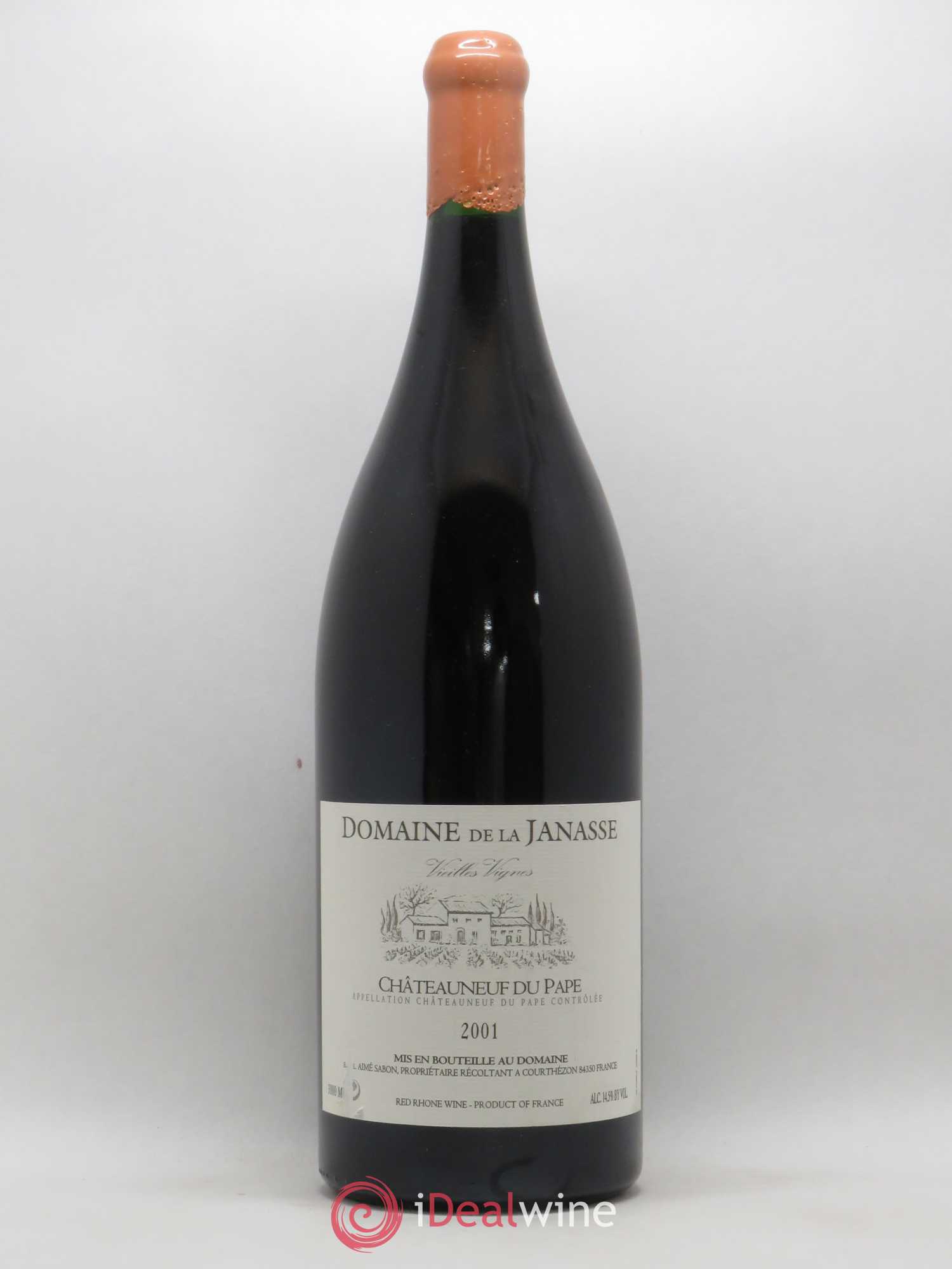 Châteauneuf-du-Pape Cuvée Vieilles Vignes La Janasse (Domaine de) 2001 - Lot de 1 double magnum - 0