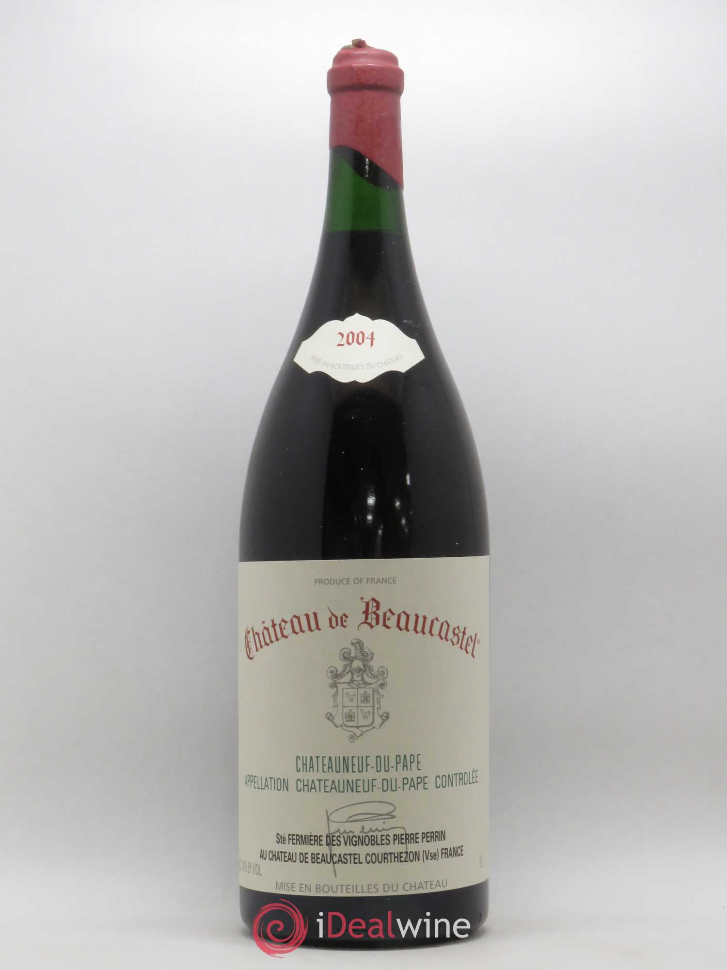 Châteauneuf-du-Pape Château de Beaucastel Famille Perrin 2004 - Lot de 1 double magnum - 0