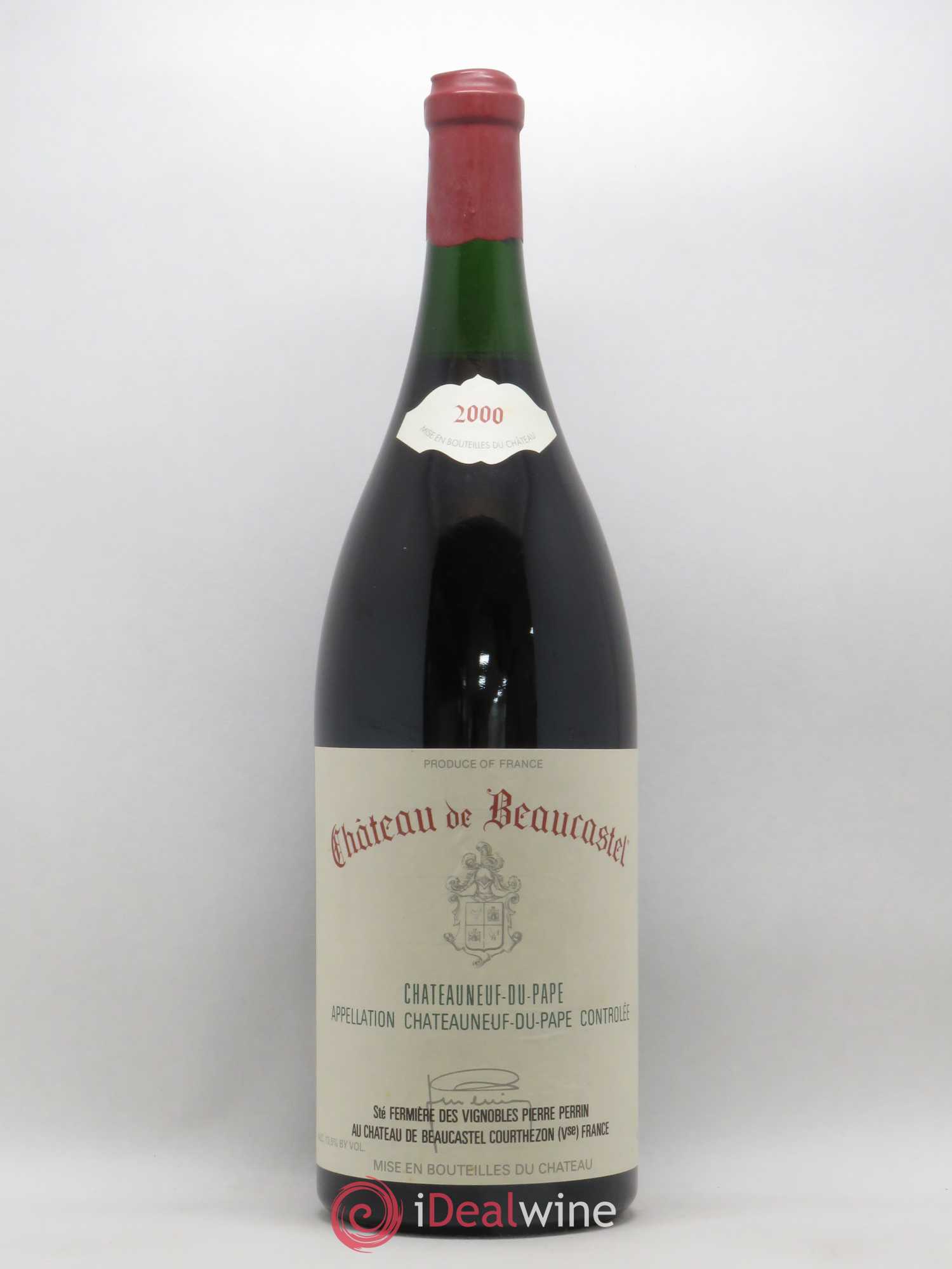 Châteauneuf-du-Pape Château de Beaucastel Famille Perrin 2000 - Lot de 1 double magnum - 0