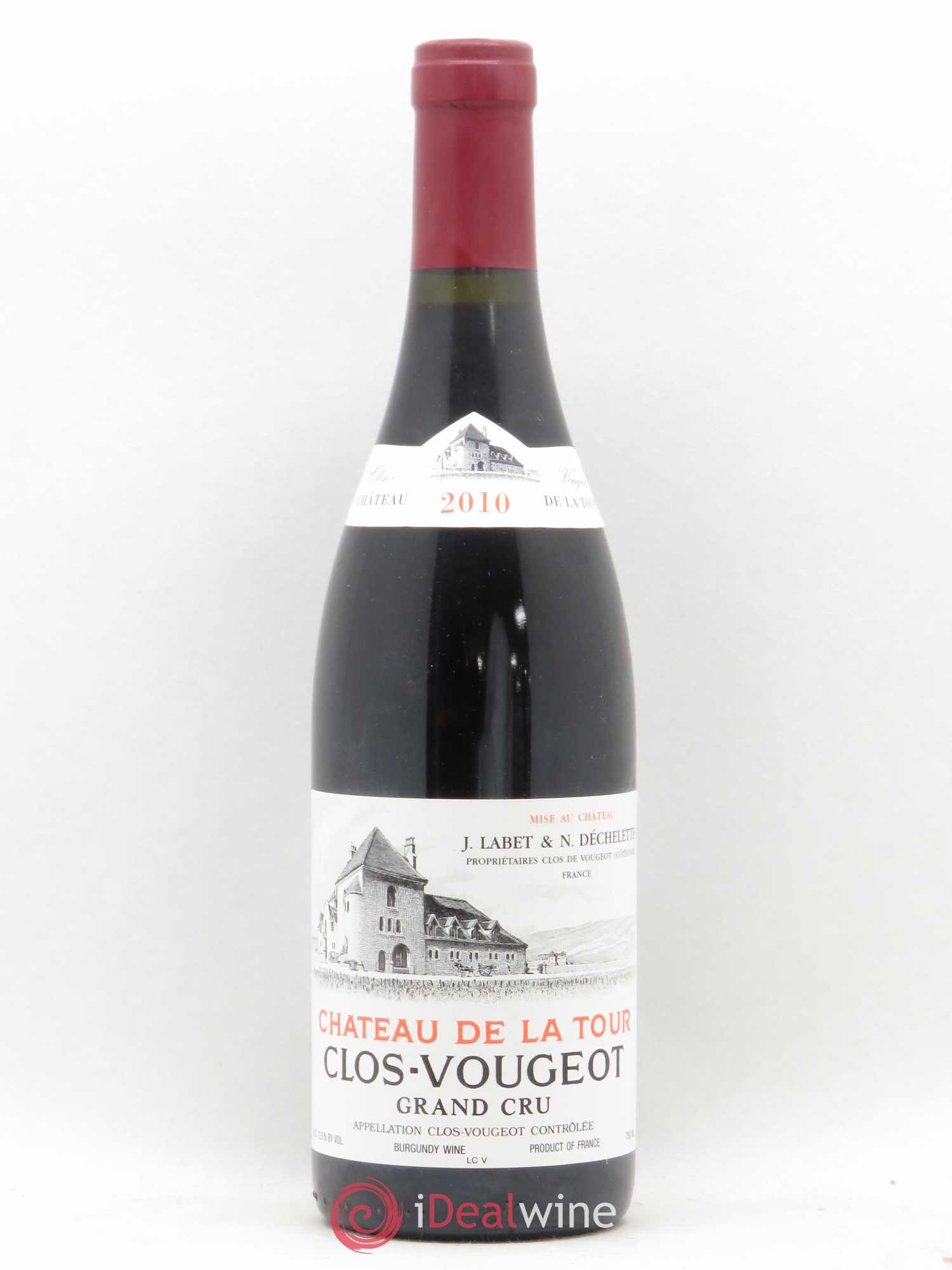 Clos de Vougeot Grand Cru Château de La Tour 2010 - Lot de 1 bouteille - 0