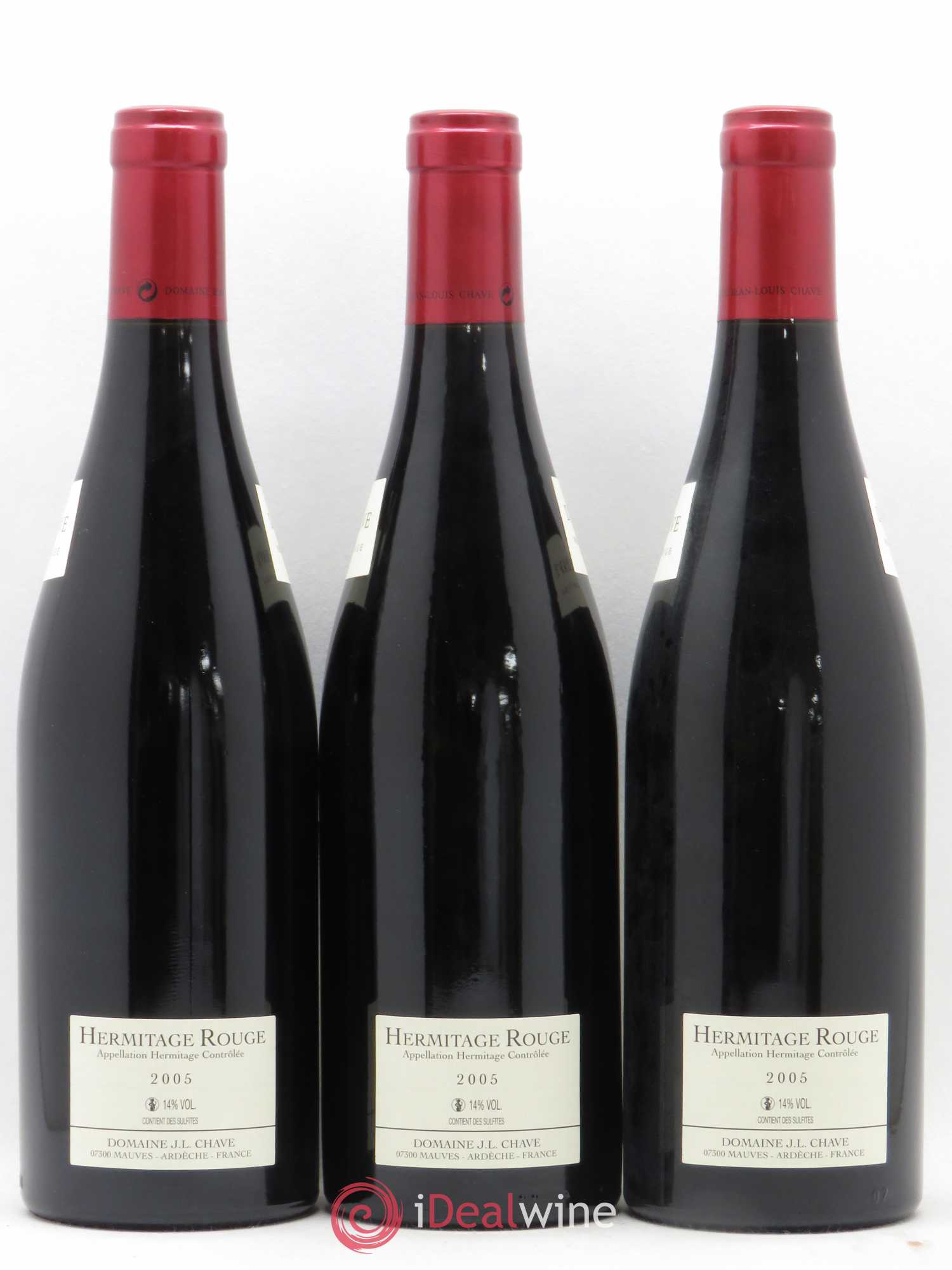 Hermitage Jean-Louis Chave 2005 - Lot de 3 bouteilles - 1
