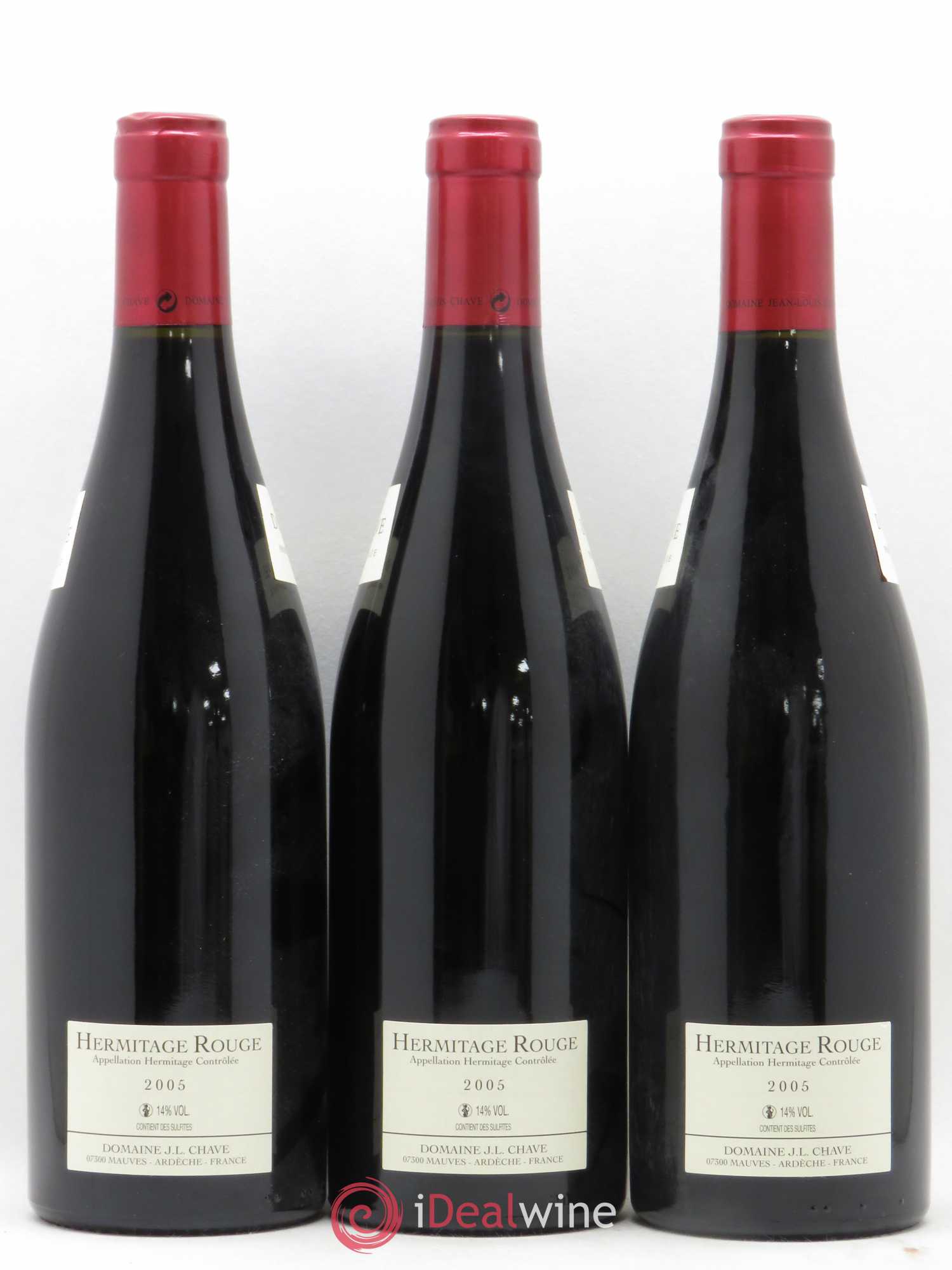 Hermitage Jean-Louis Chave 2005 - Lot de 3 bouteilles - 1