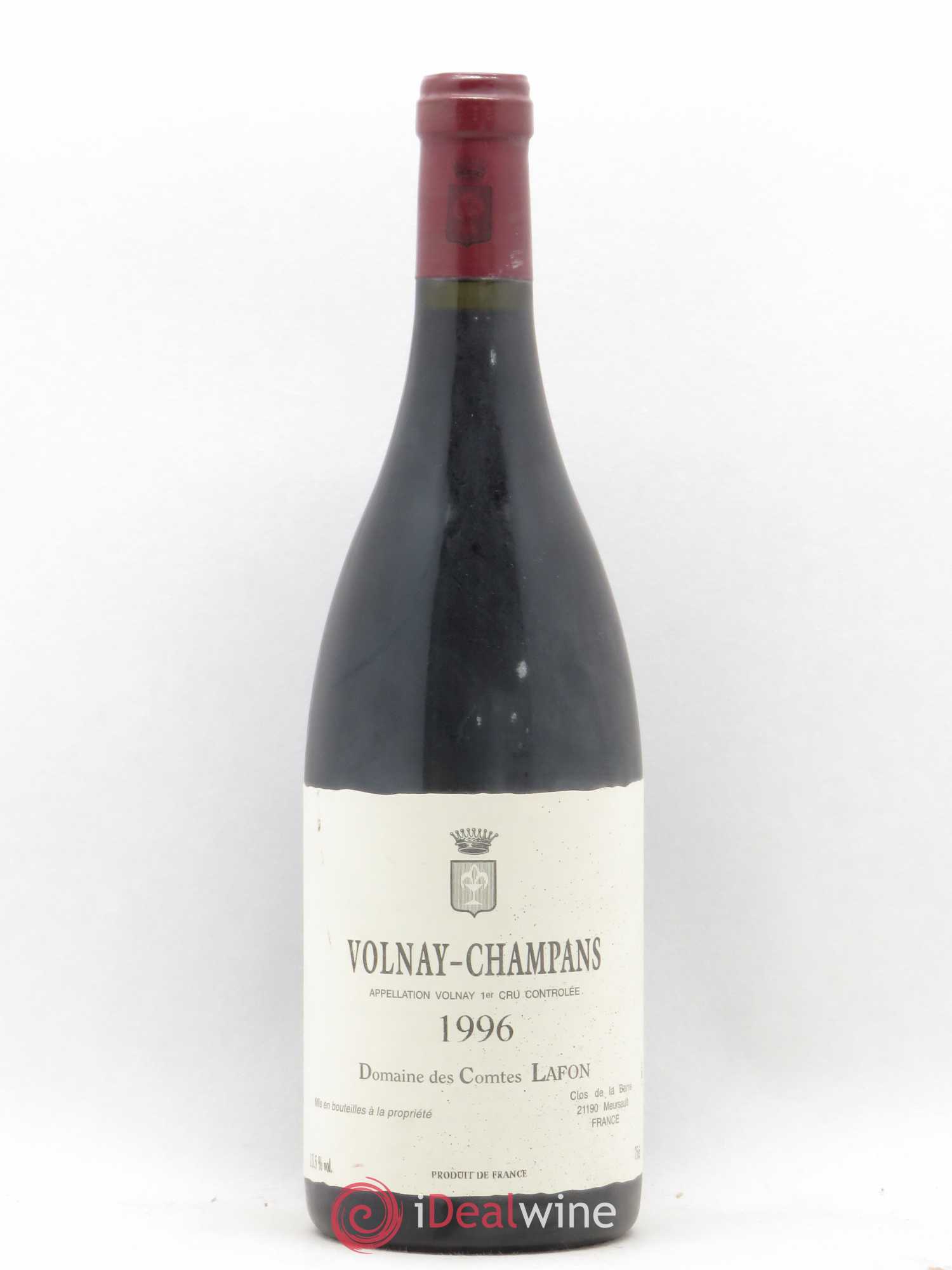 Volnay 1er Cru Champans Comtes Lafon (Domaine des) 1996 - Lot de 1 bouteille - 0