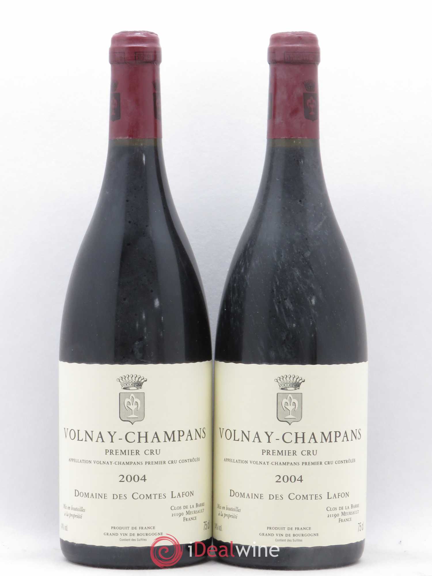 Volnay 1er Cru Champans Comtes Lafon (Domaine des) 2004 - Lot de 2 bouteilles - 0