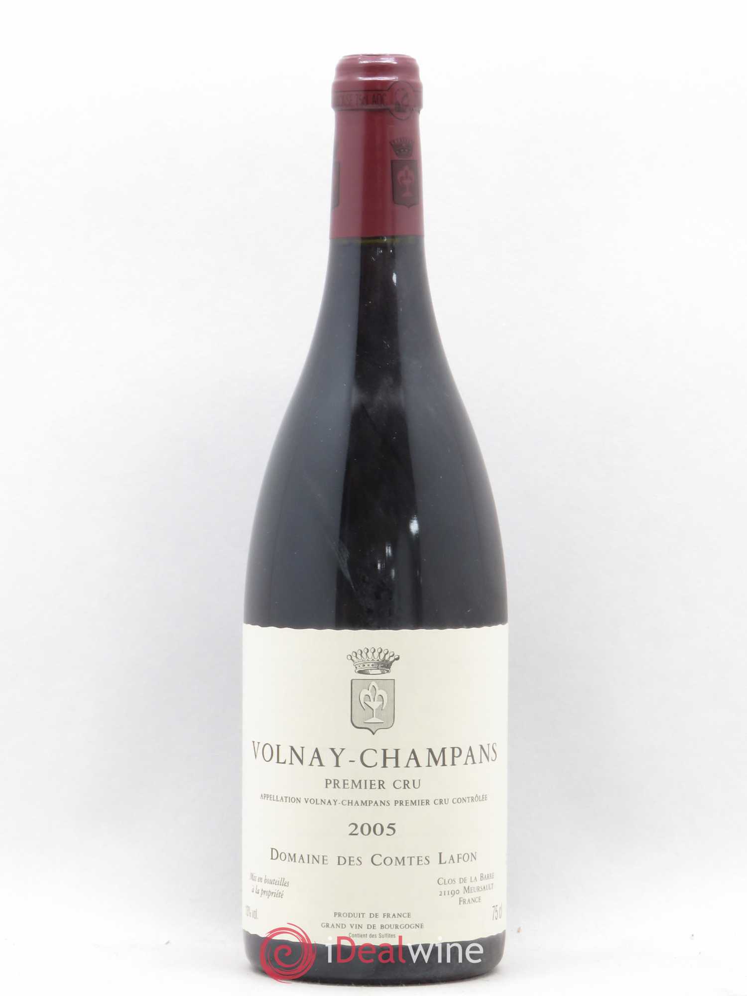 Volnay 1er Cru Champans Comtes Lafon (Domaine des) 2005 - Lot de 1 bouteille - 0