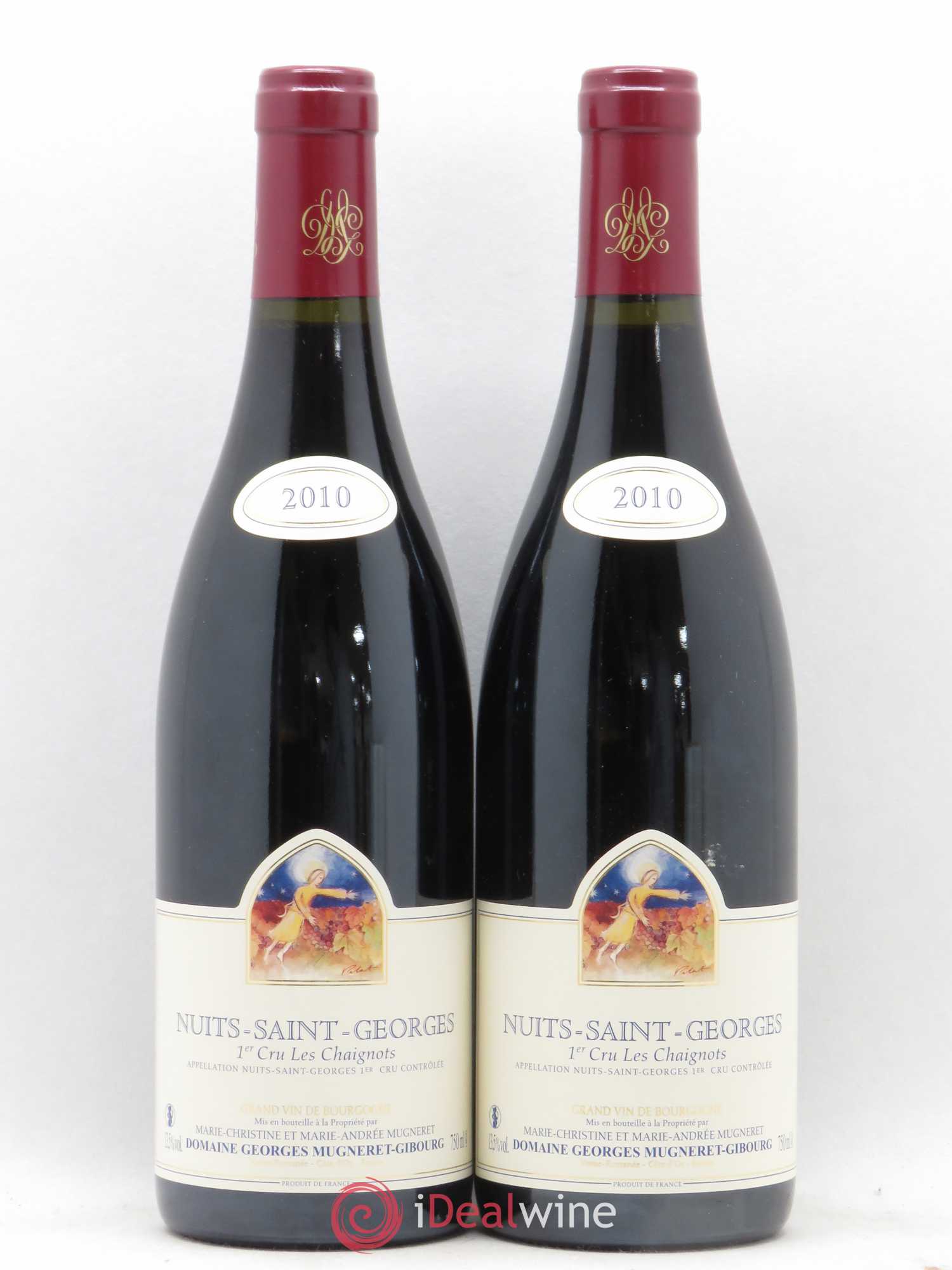 Nuits-Saint-Georges 1er Cru Les Chaignots Mugneret-Gibourg (Domaine) 2010 - Lot de 2 bouteilles - 0