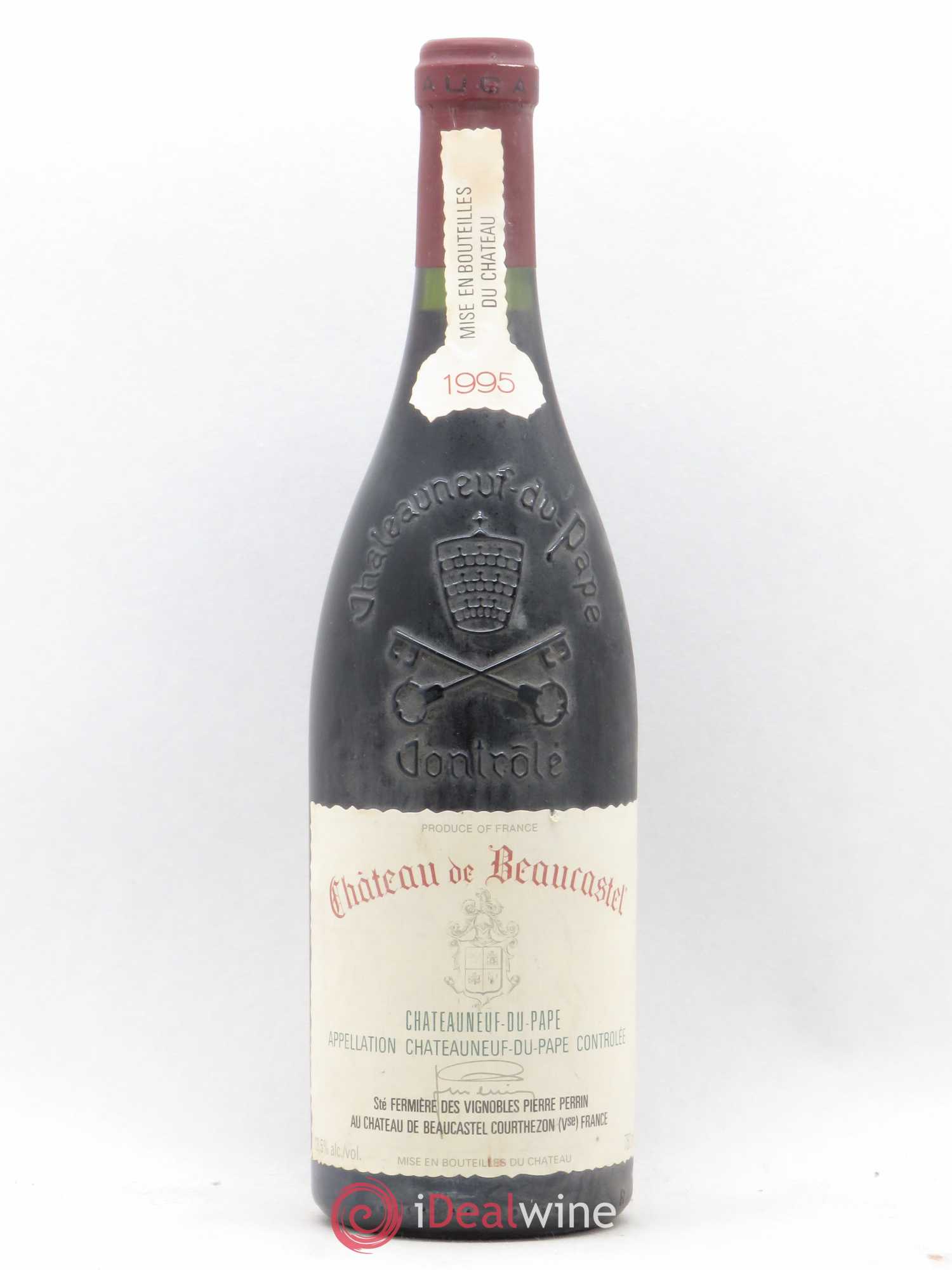 Châteauneuf-du-Pape Château de Beaucastel Famille Perrin 1995 - Lot de 1 bouteille - 0