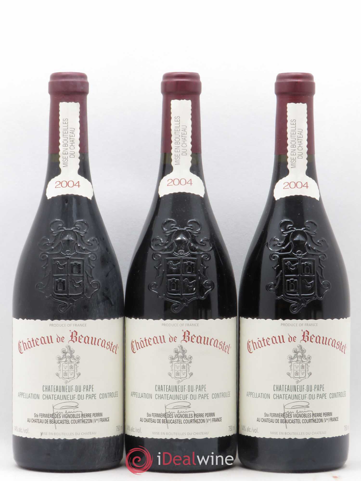 Châteauneuf-du-Pape Château de Beaucastel Famille Perrin 2004 - Lot de 6 bouteilles - 2