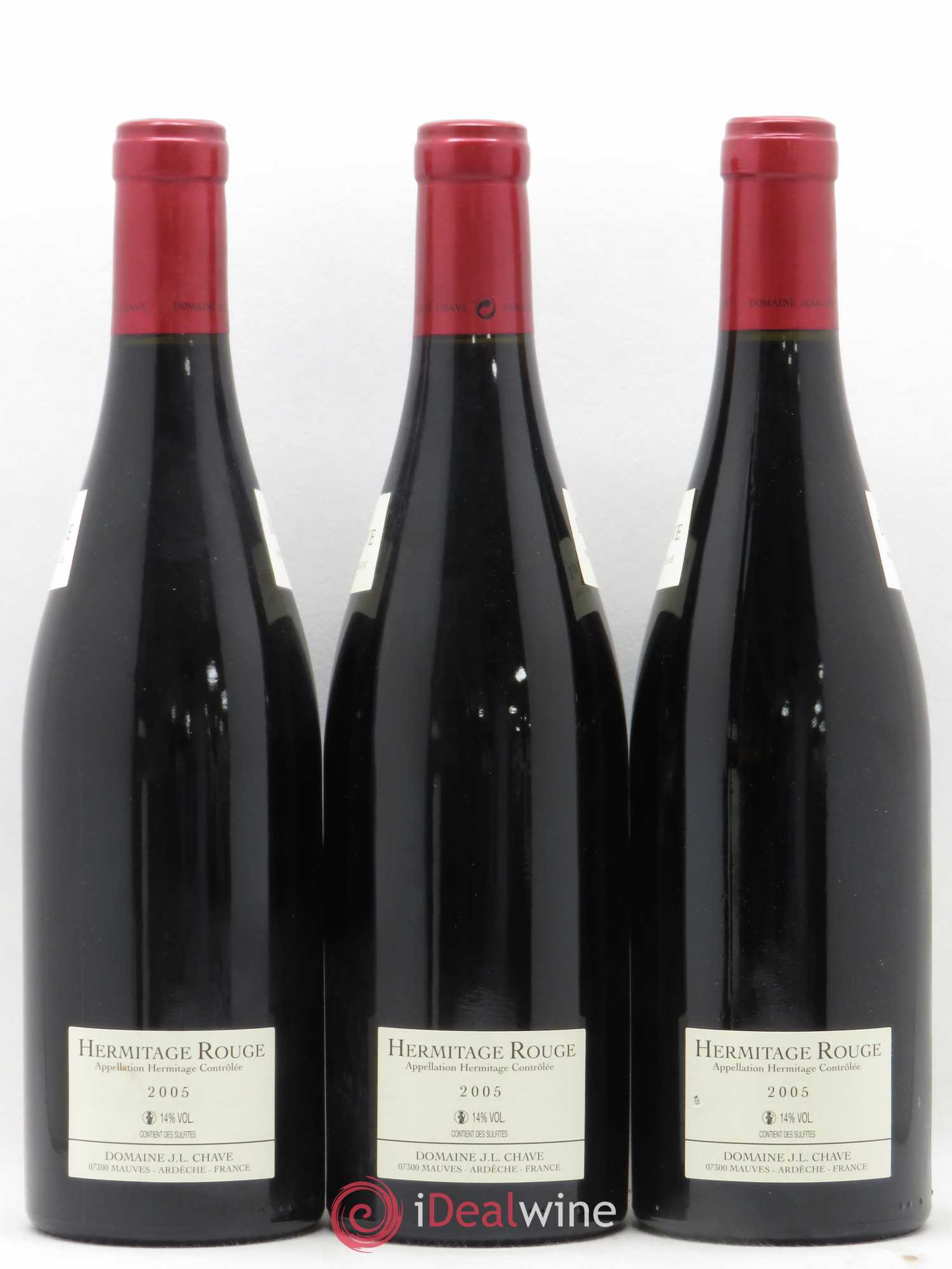 Hermitage Jean-Louis Chave 2005 - Lot de 3 bouteilles - 1