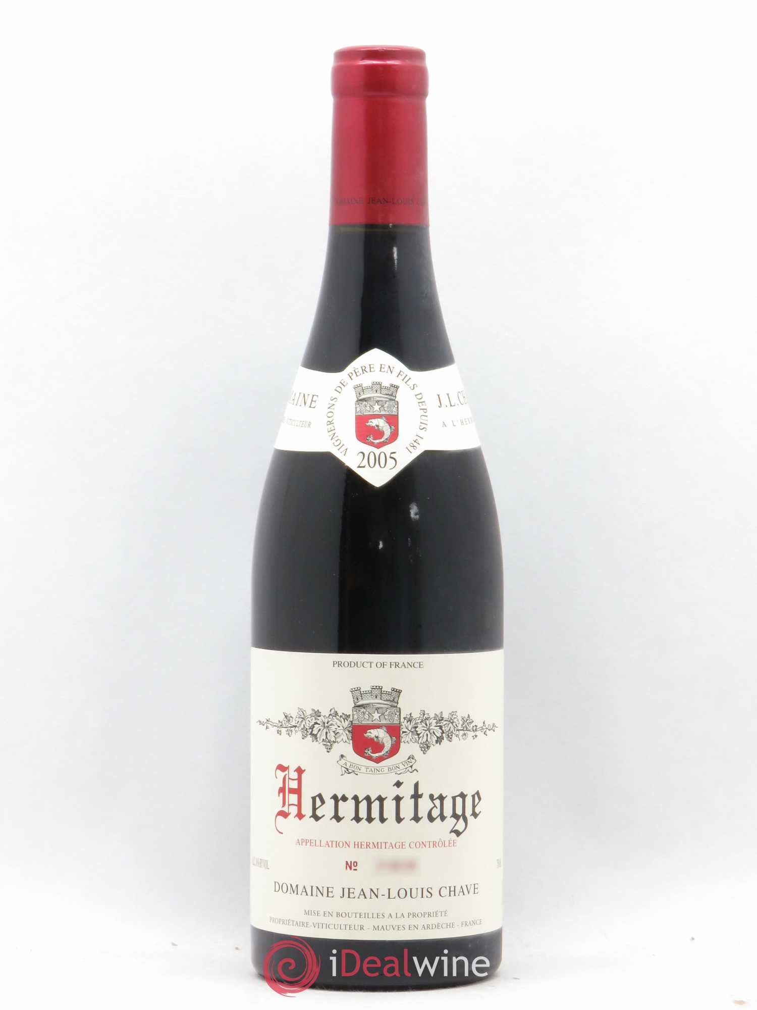 Hermitage Jean-Louis Chave 2005 - Lot de 1 bouteille - 0