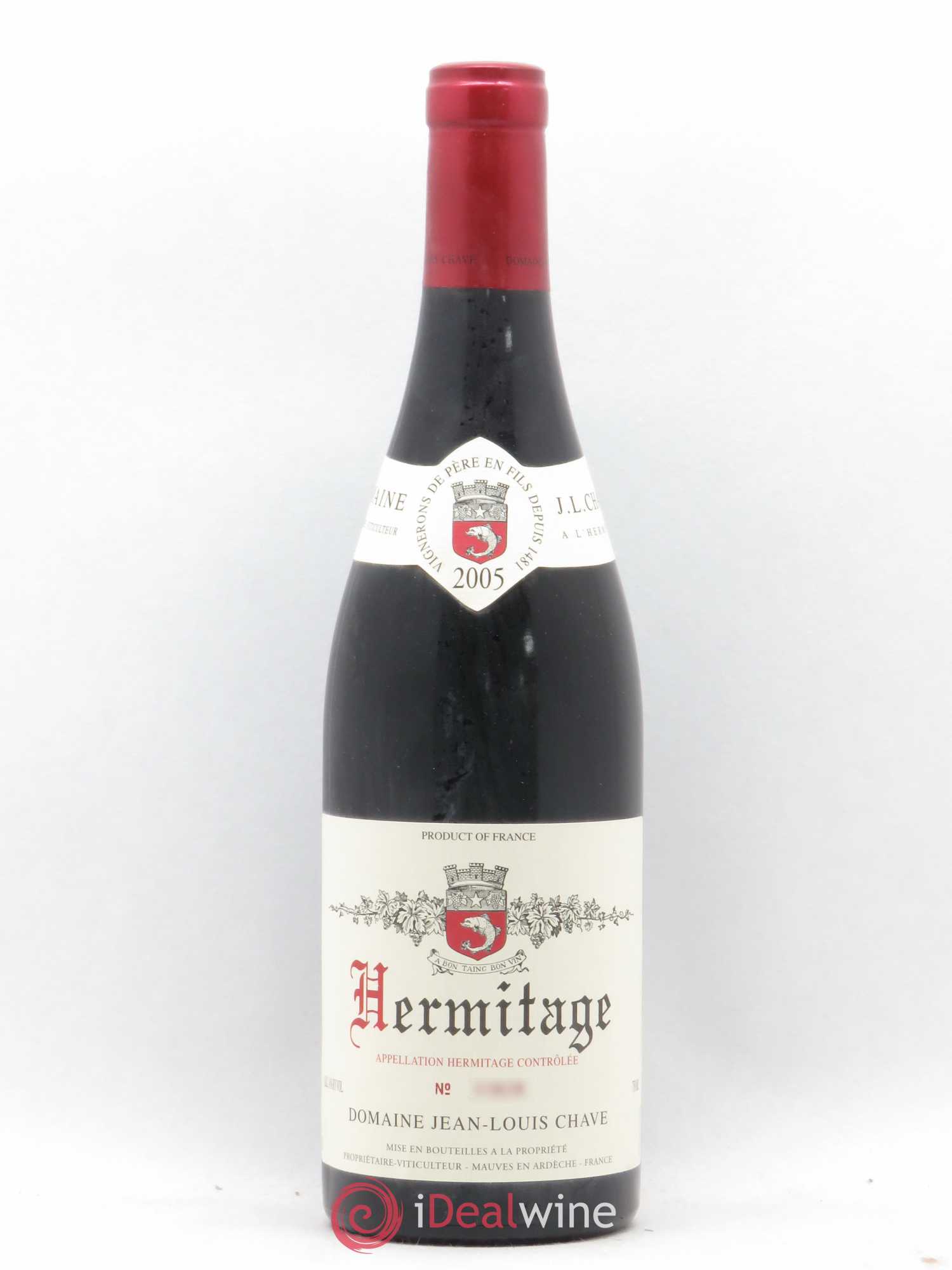 Hermitage Jean-Louis Chave 2005 - Lot de 1 bouteille - 0