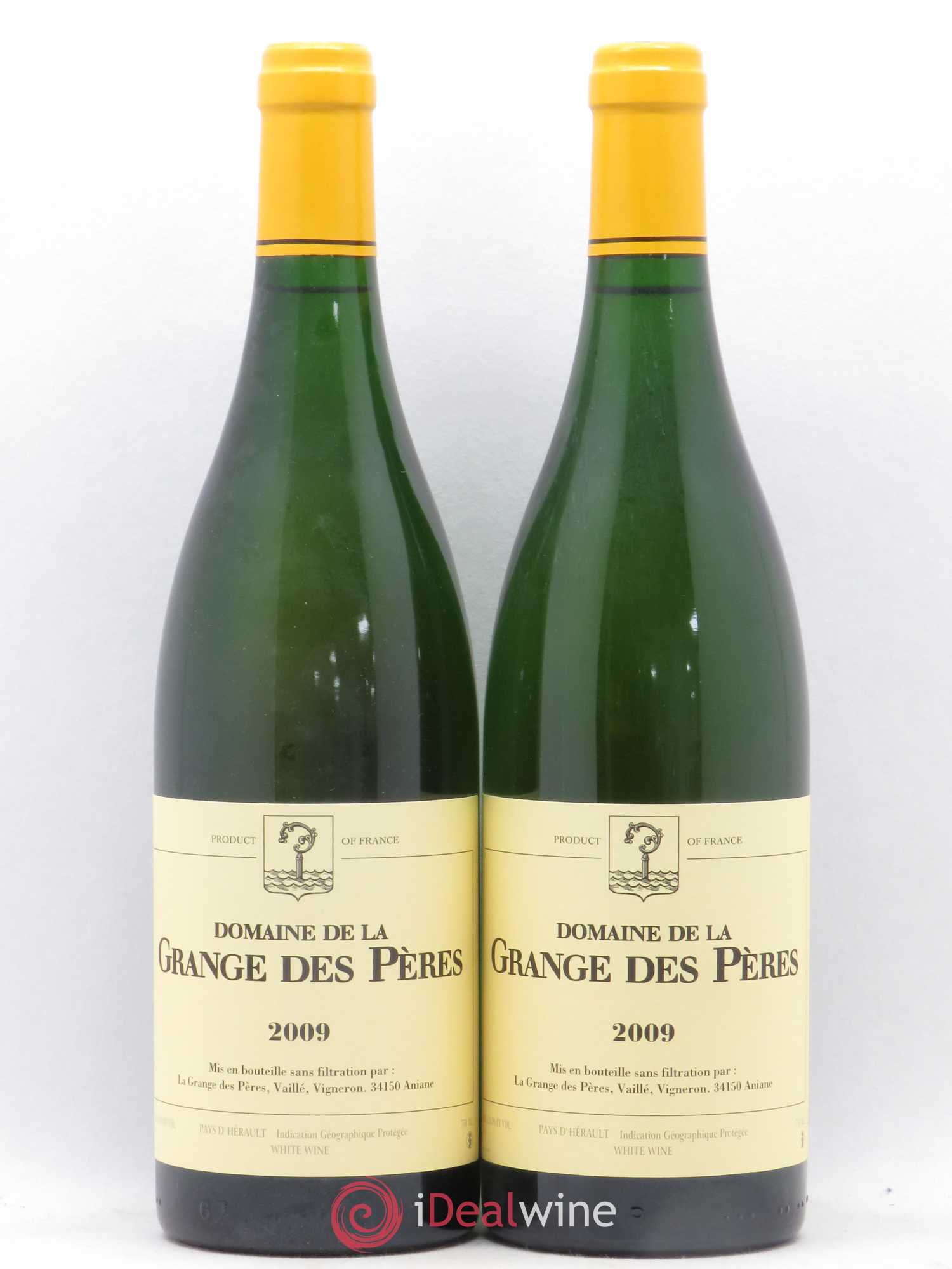 Pays d'Hérault Grange des Pères Laurent Vaillé 2009 - Lot de 2 bouteilles - 0
