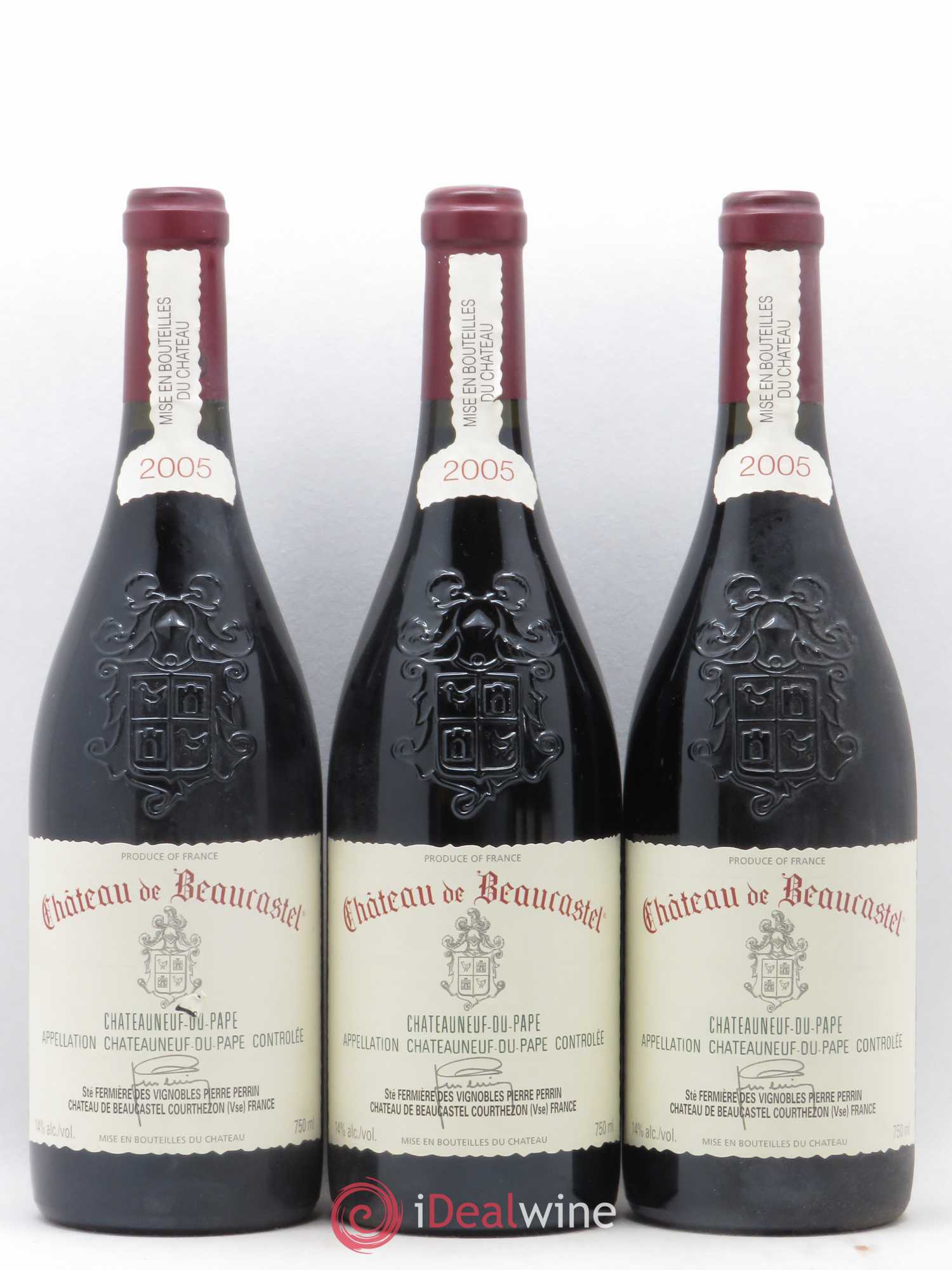 Châteauneuf-du-Pape Château de Beaucastel Famille Perrin 2005 - Lot de 6 bouteilles - 2