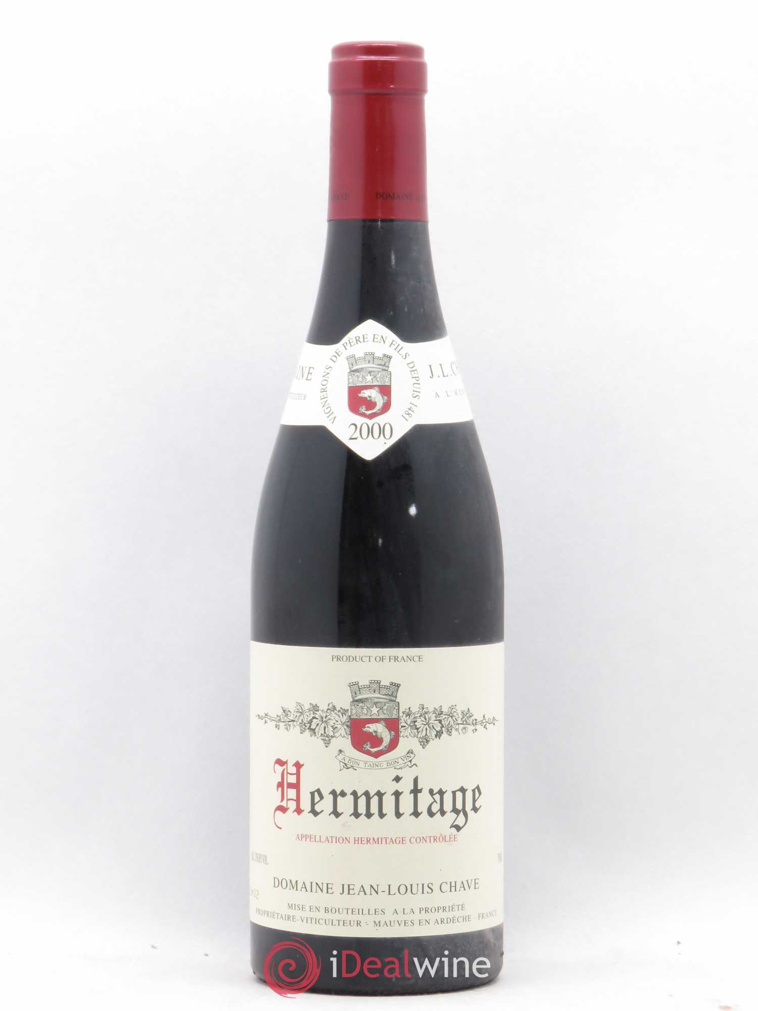 Hermitage Jean-Louis Chave 2000 - Lot de 1 bouteille - 0