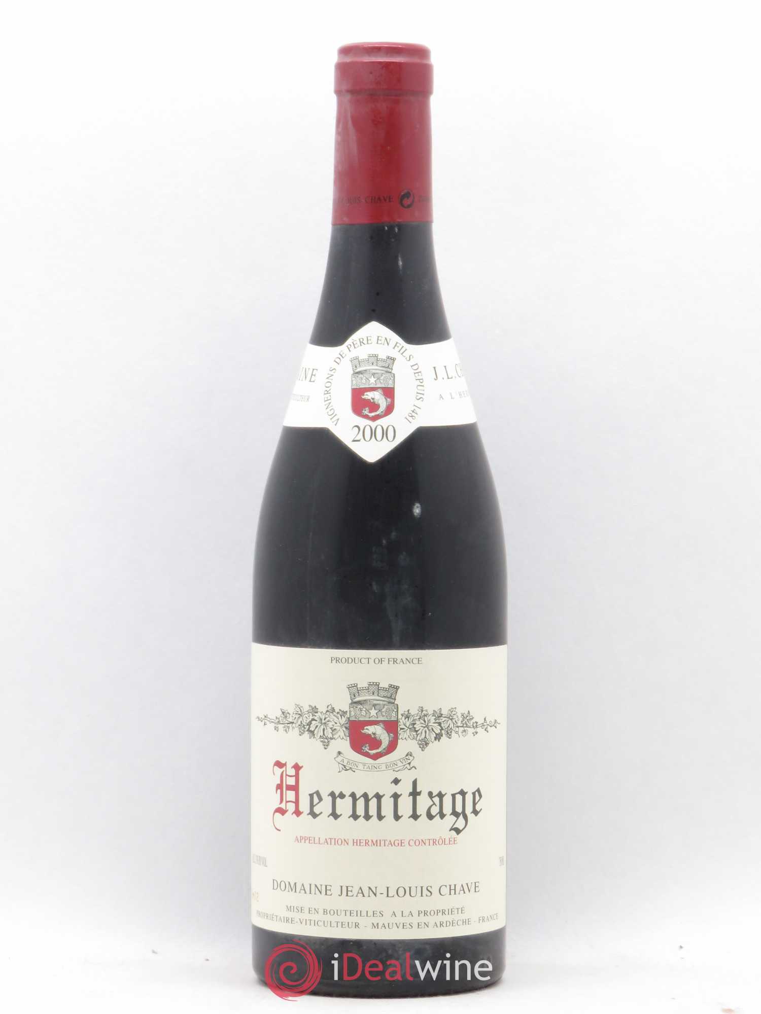 Hermitage Jean-Louis Chave 2000 - Lot de 1 bouteille - 0