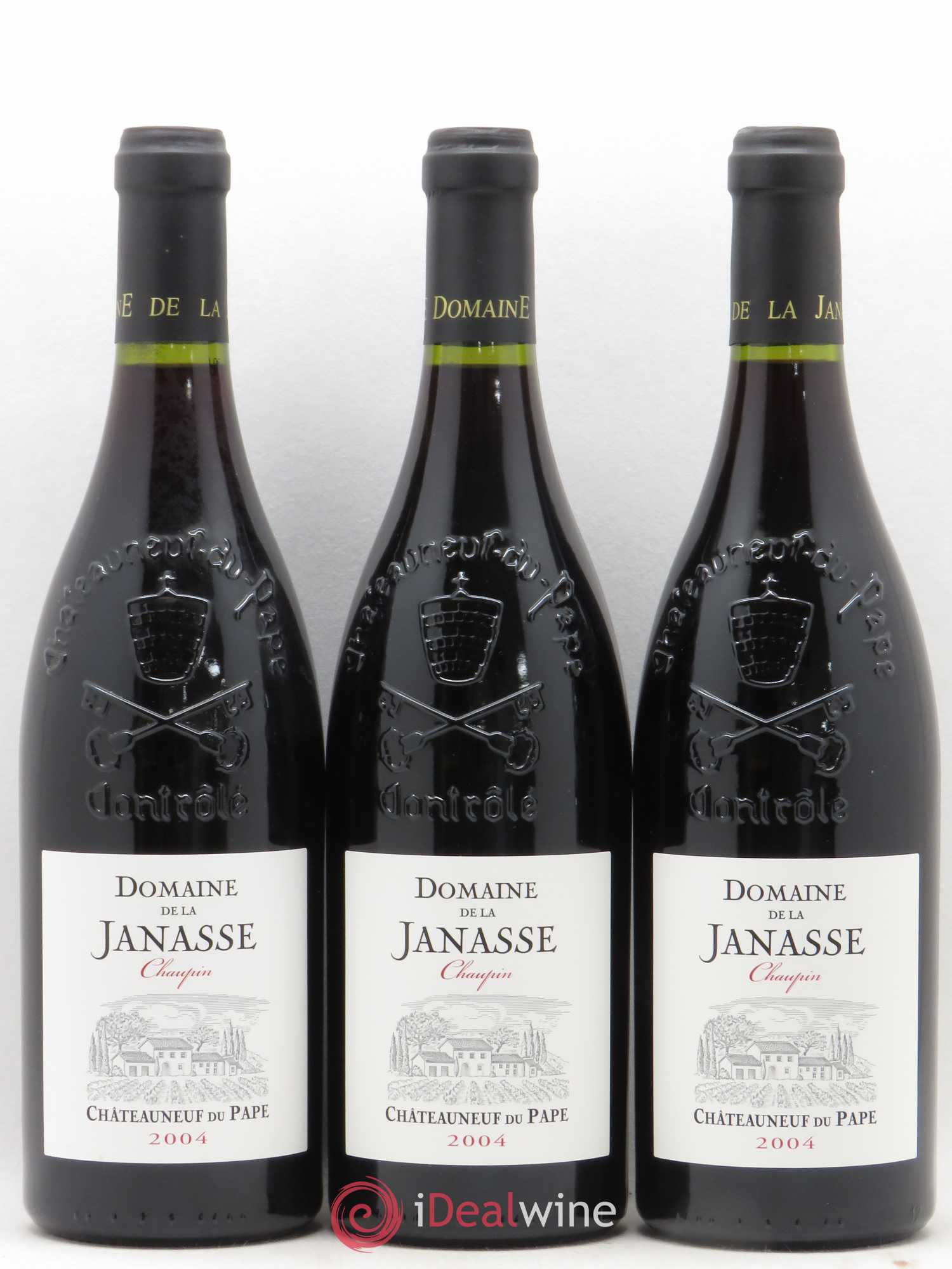 Châteauneuf-du-Pape Cuvée Chaupin La Janasse (Domaine de) 2004 - Lot de 3 bouteilles - 0
