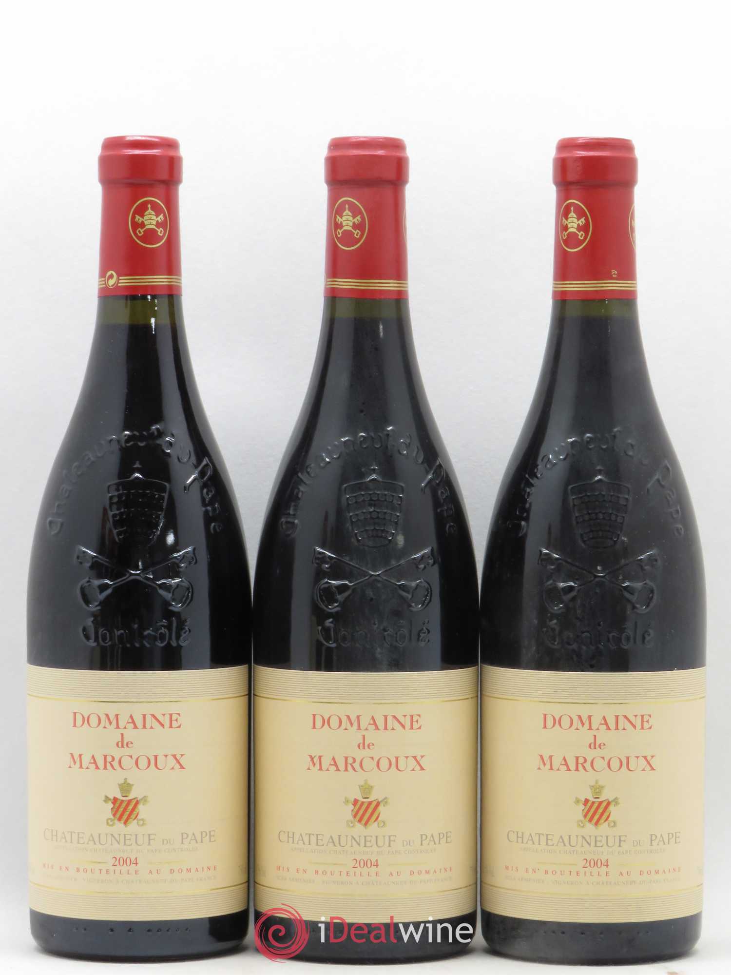 Châteauneuf-du-Pape Marcoux (Domaine de) 2004 - Lot de 6 bouteilles - 1