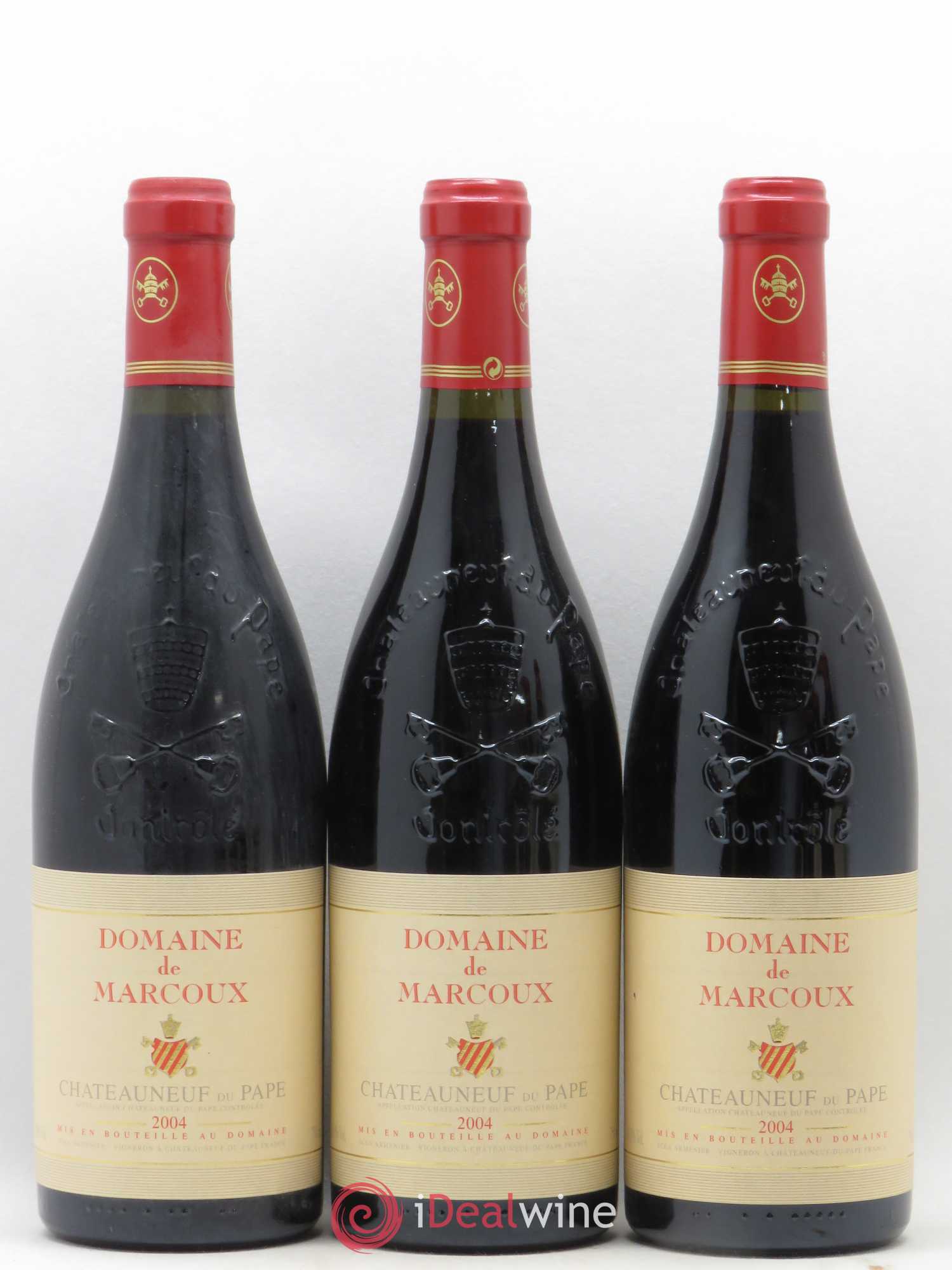 Châteauneuf-du-Pape Marcoux (Domaine de) 2004 - Lot de 6 bouteilles - 2