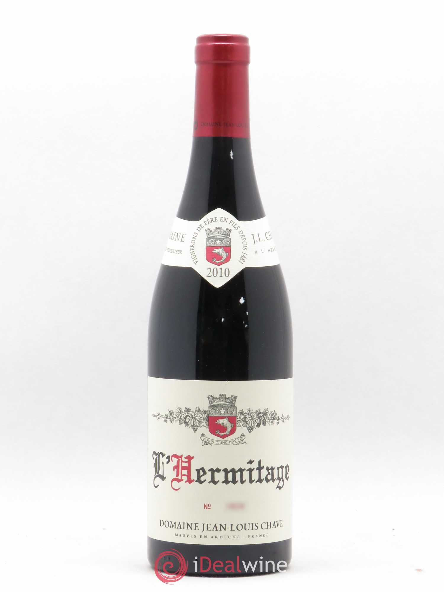 Hermitage Jean-Louis Chave 2010 - Lot de 1 bouteille - 0