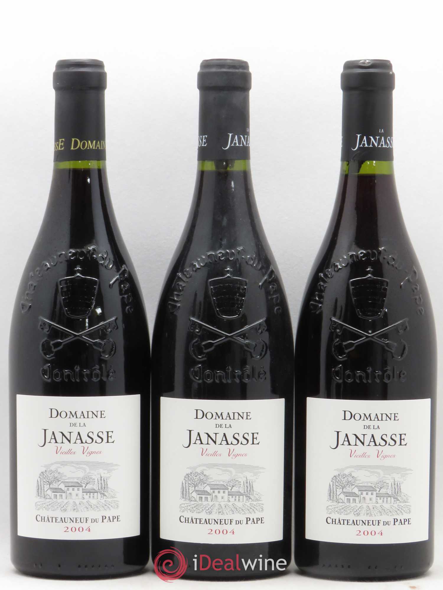 Châteauneuf-du-Pape Cuvée Vieilles Vignes La Janasse (Domaine de) 2004 - Lot de 6 bouteilles - 1