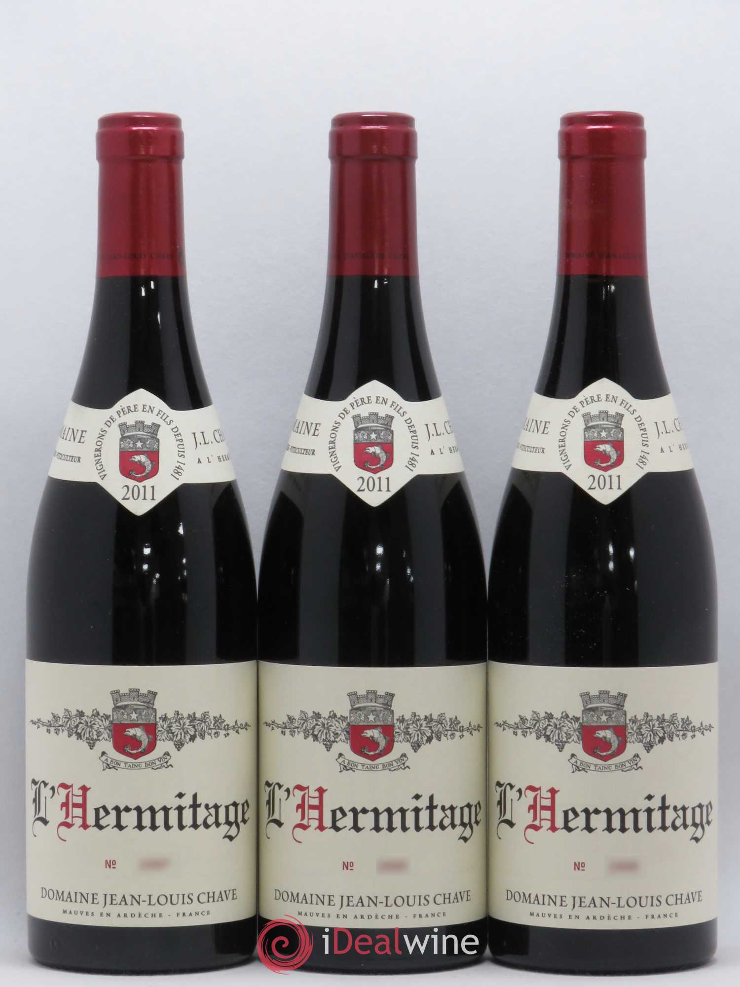 Hermitage Jean-Louis Chave 2011 - Lot de 6 bouteilles - 1