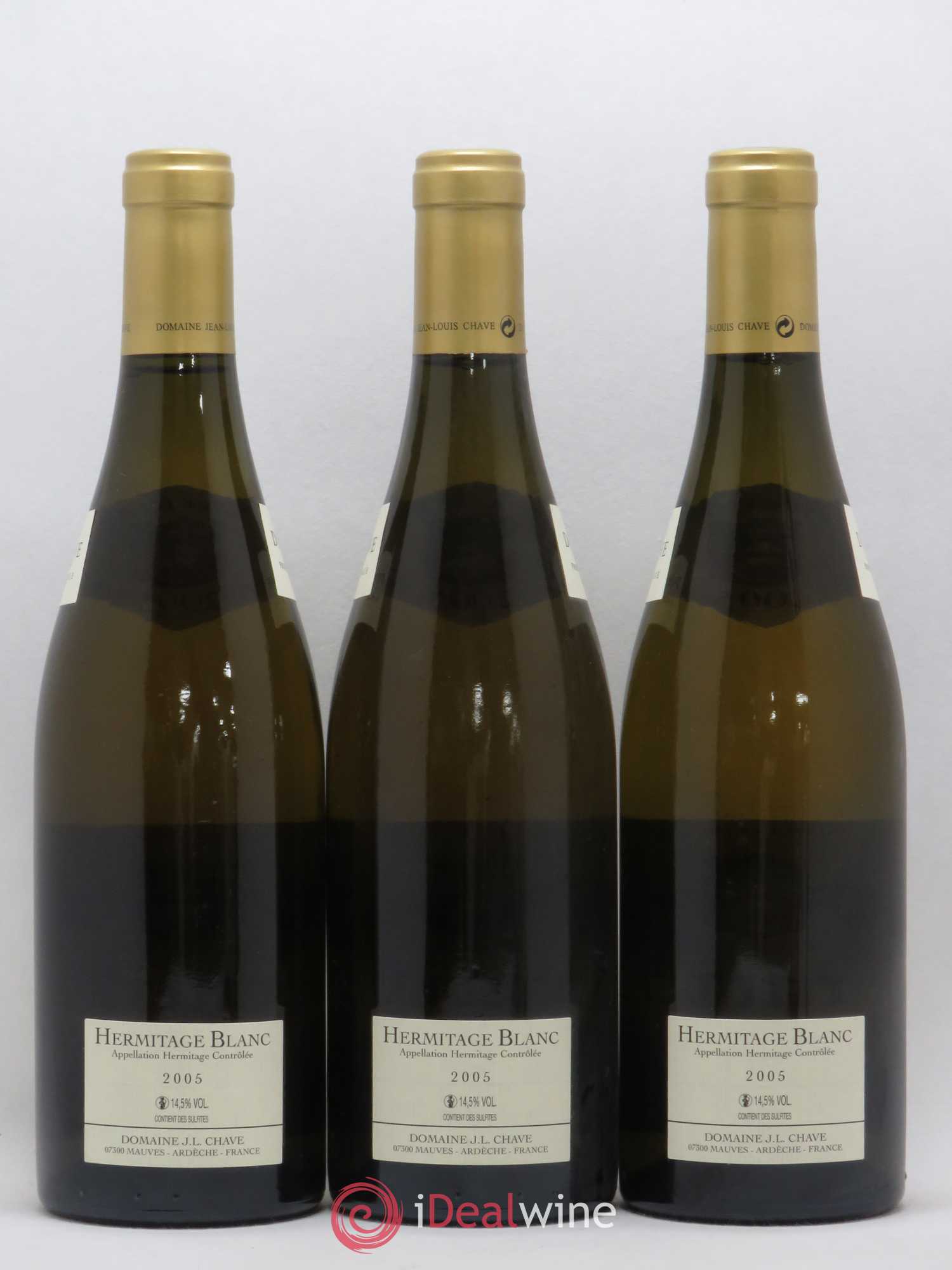 Hermitage Jean-Louis Chave 2005 - Lot de 3 bouteilles - 1