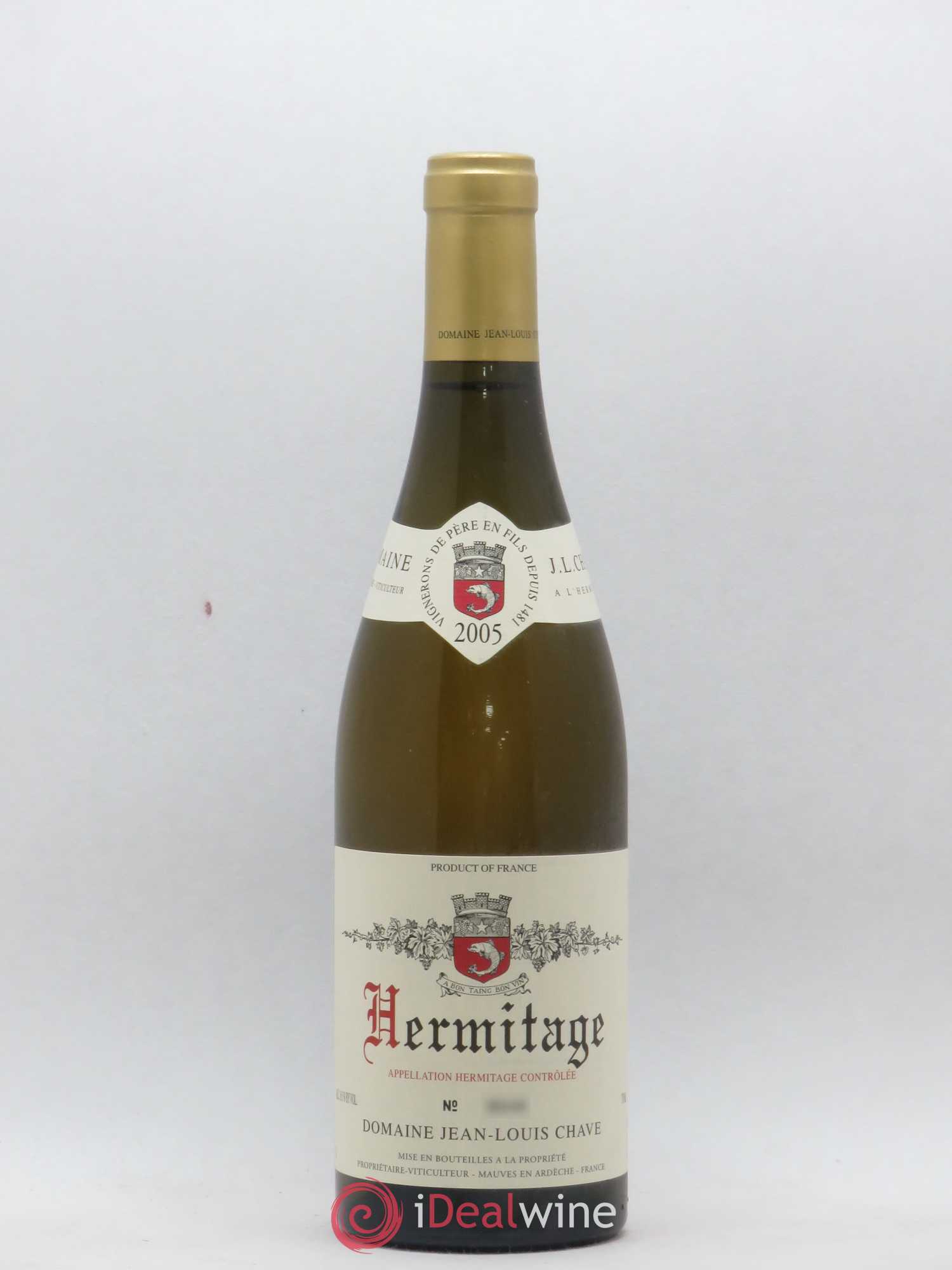 Hermitage Jean-Louis Chave 2005 - Lot de 1 bouteille - 0