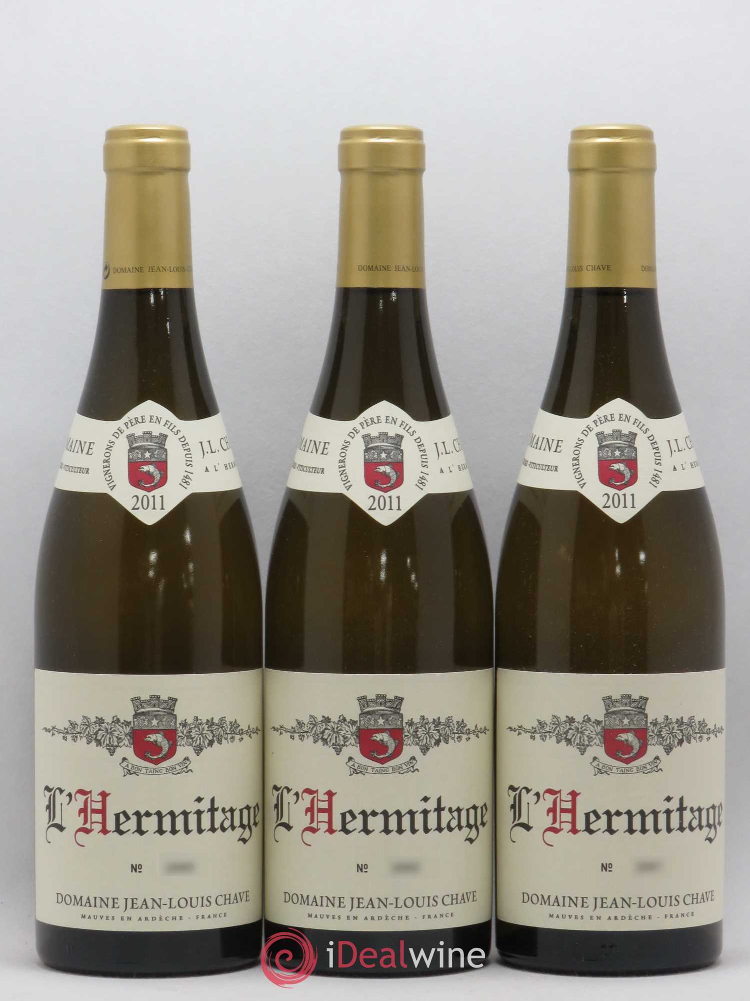 Hermitage Jean-Louis Chave 2011 - Lot de 6 bouteilles - 1