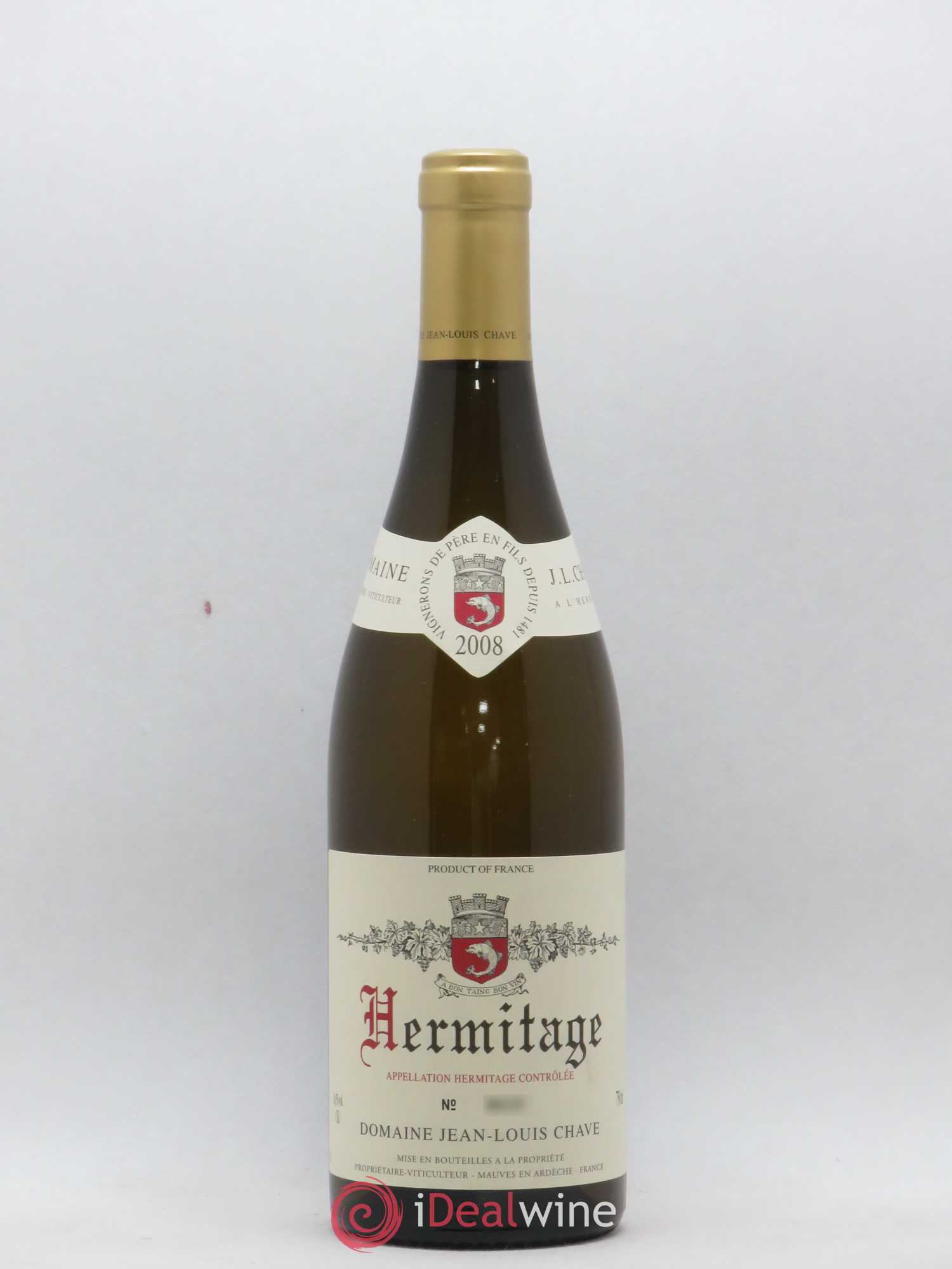 Hermitage Jean-Louis Chave 2008 - Lot de 1 bouteille - 0