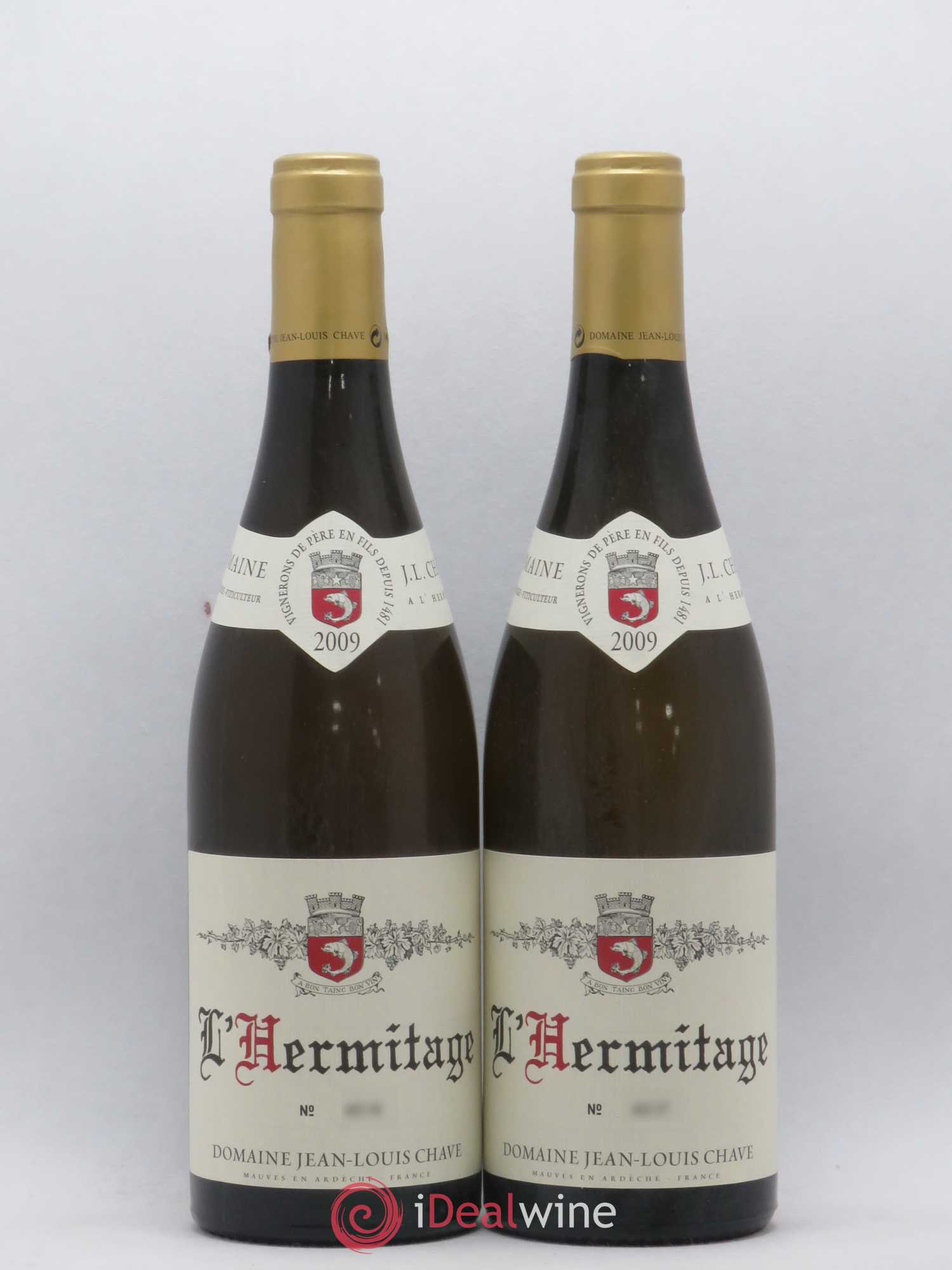 Hermitage Jean-Louis Chave 2009 - Lot de 2 bouteilles - 0
