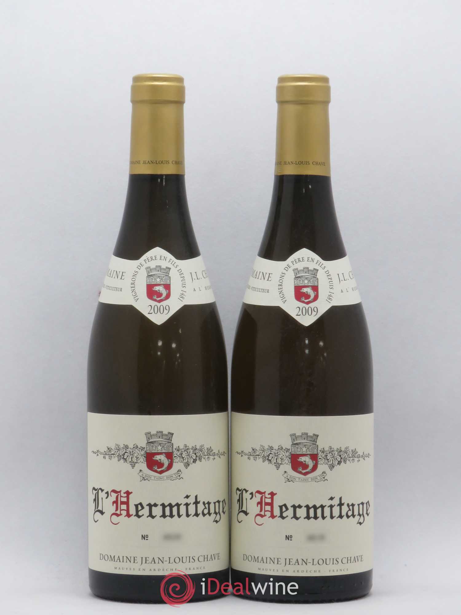 Hermitage Jean-Louis Chave 2009 - Lot de 2 bouteilles - 0