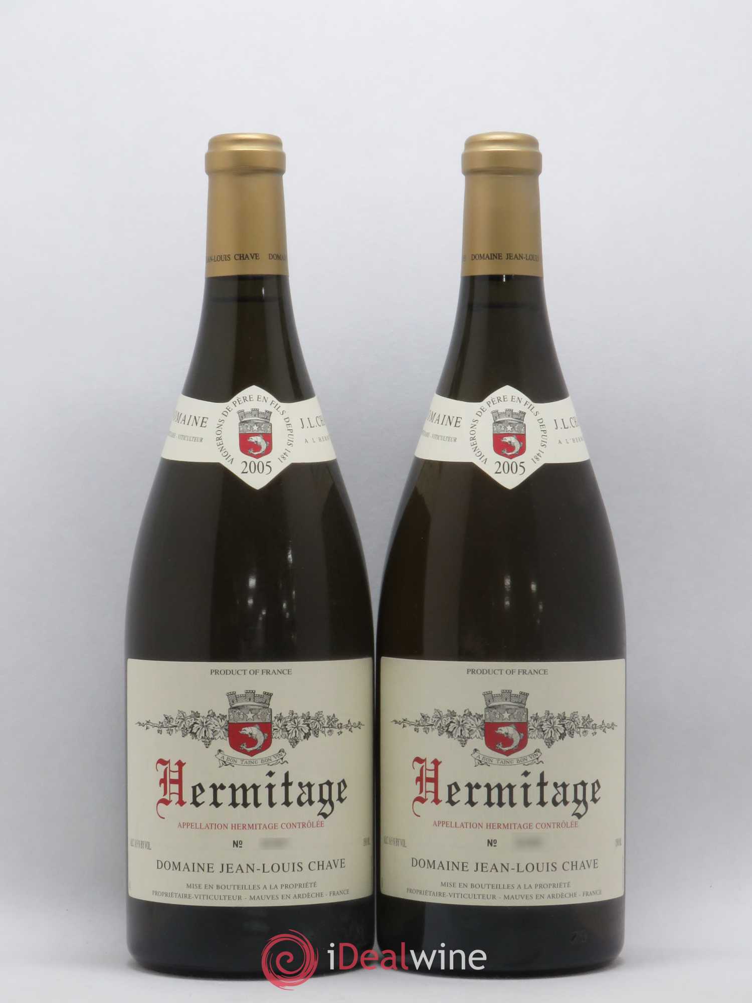 Hermitage Jean-Louis Chave 2005 - Lot de 2 magnums - 0