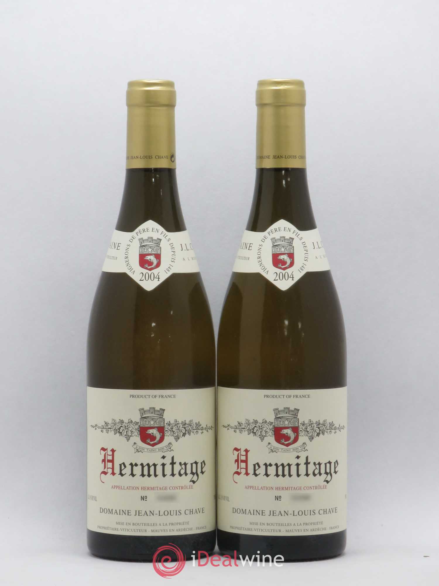 Hermitage Jean-Louis Chave 2004 - Lot de 2 bouteilles - 0