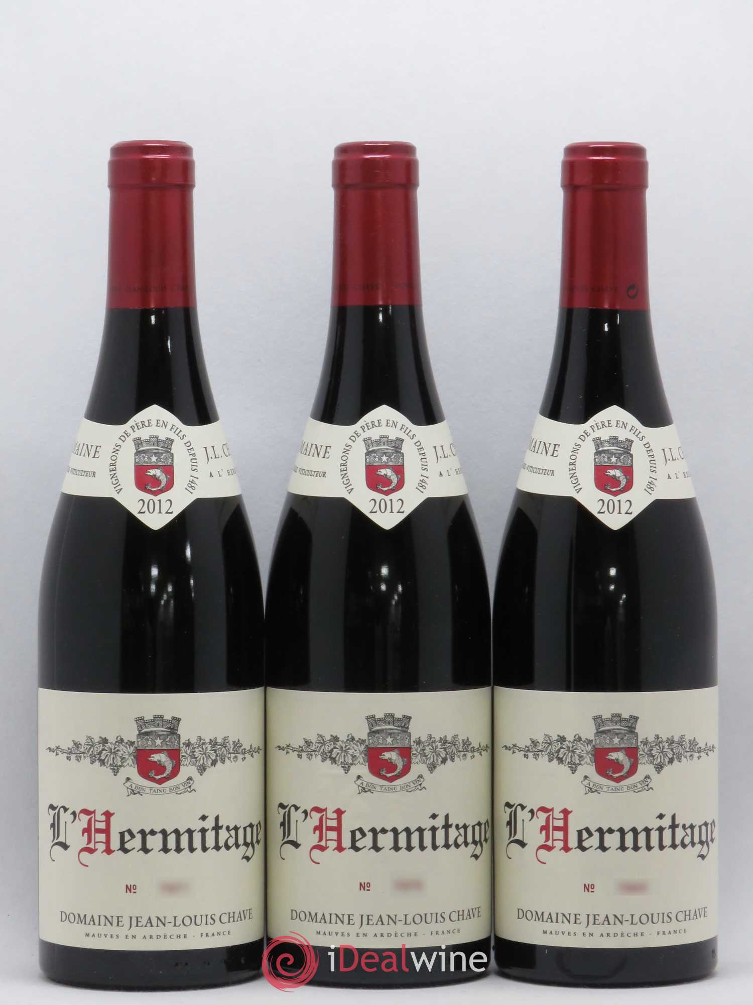 Hermitage Jean-Louis Chave 2012 - Lot de 6 bouteilles - 3